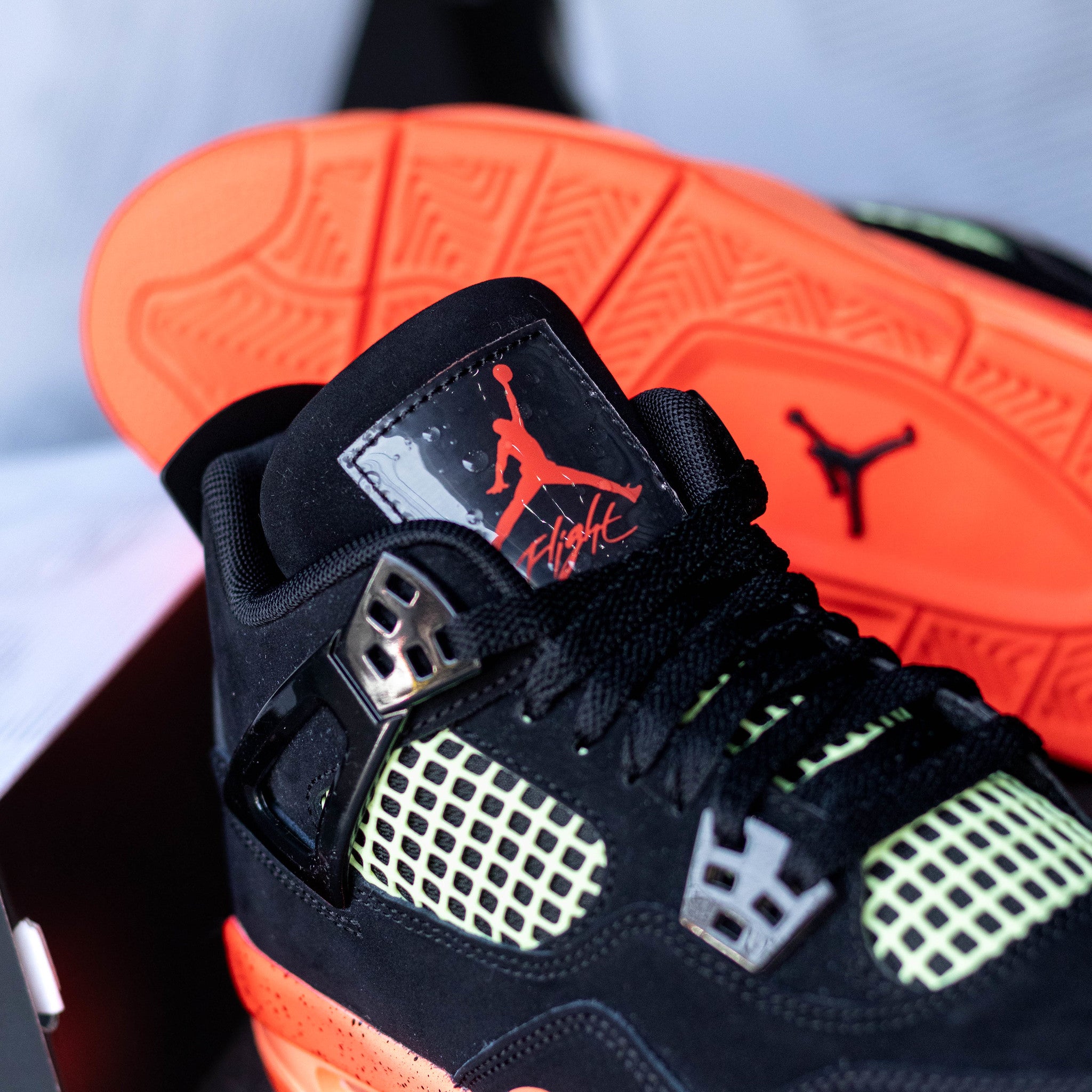 AIR JORDAN 4 BLACK INFRARED VOLT GS