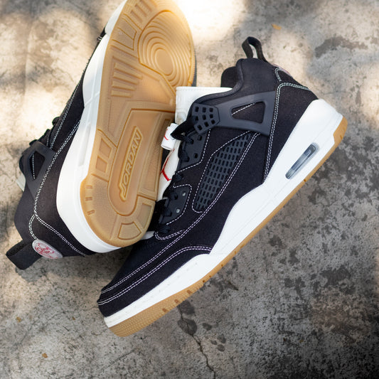 JORDAN SPIZIKE LOW DENIM BLACK
