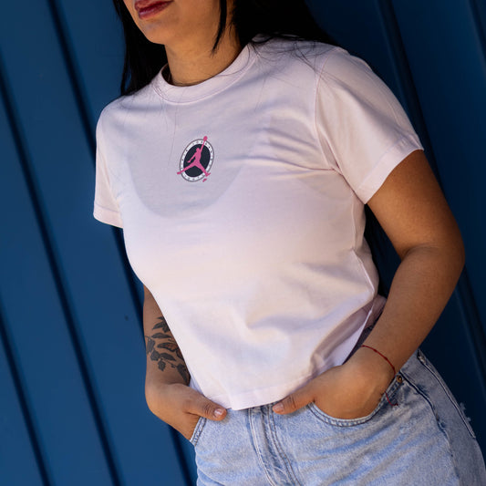 JORDAN TEE PINK FLIGHT CLUB W