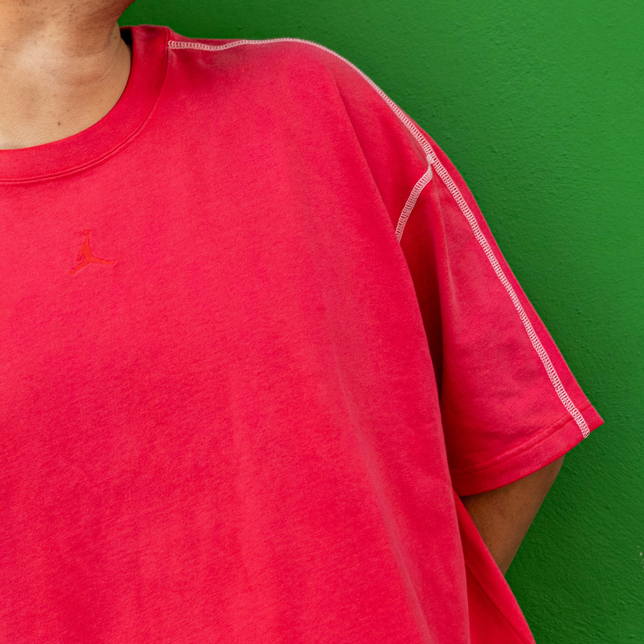 JORDAN TEE HVYWT  RED