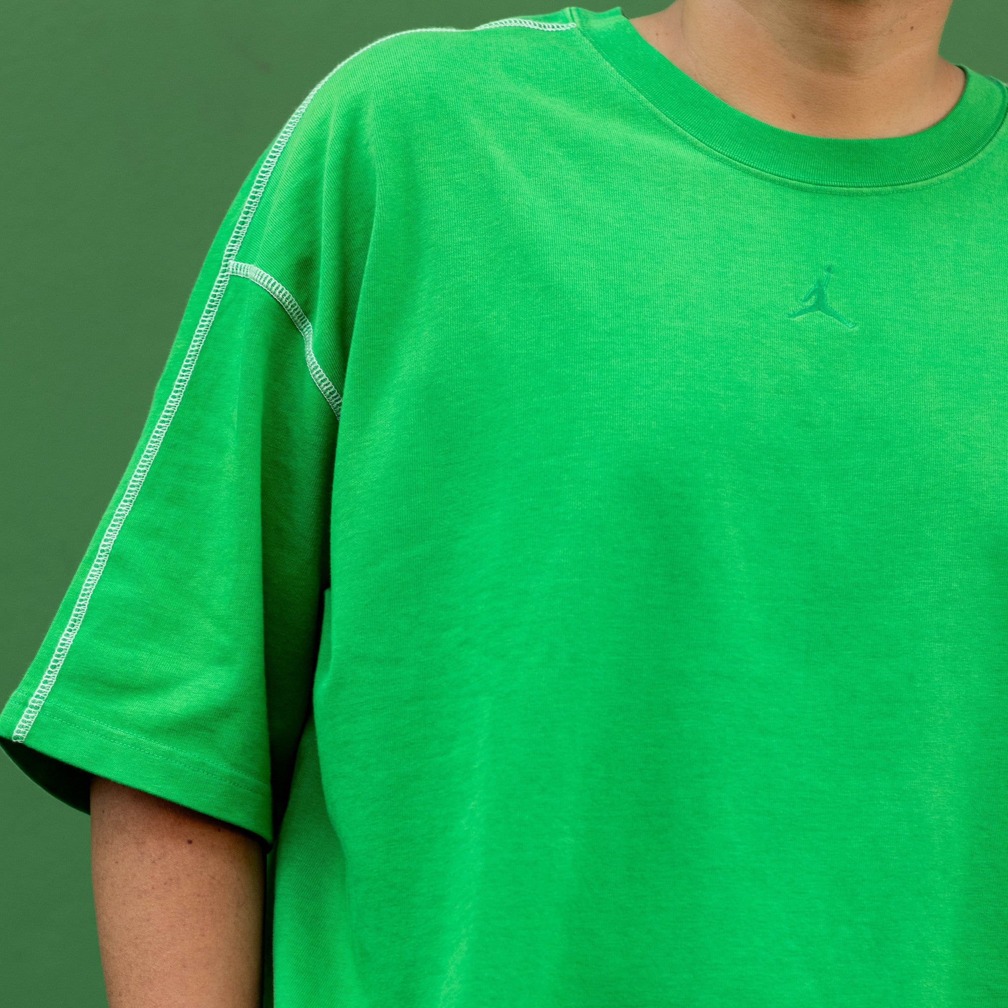 JORDAN TEE HVYWT LUCKY GREEN