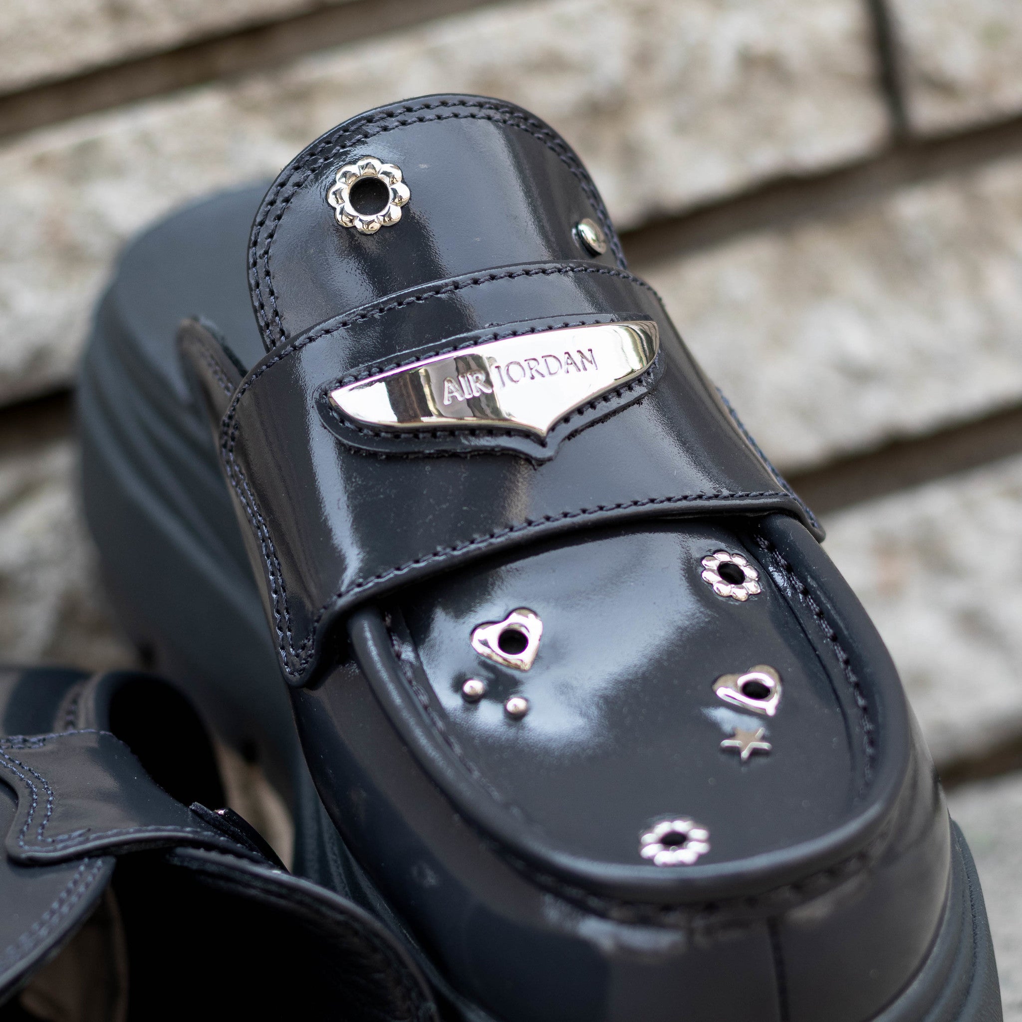 JORDAN MULE ANTHRACITE METALLIC W