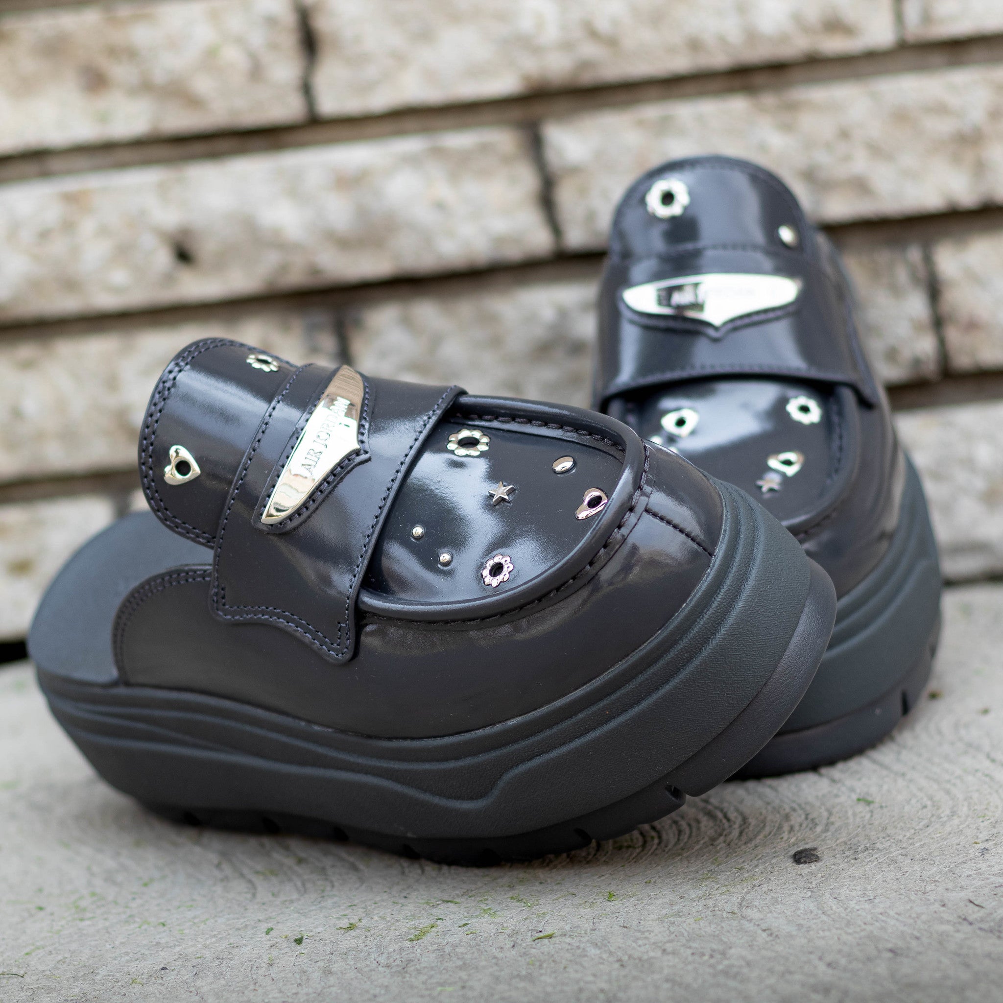 JORDAN MULE ANTHRACITE METALLIC W