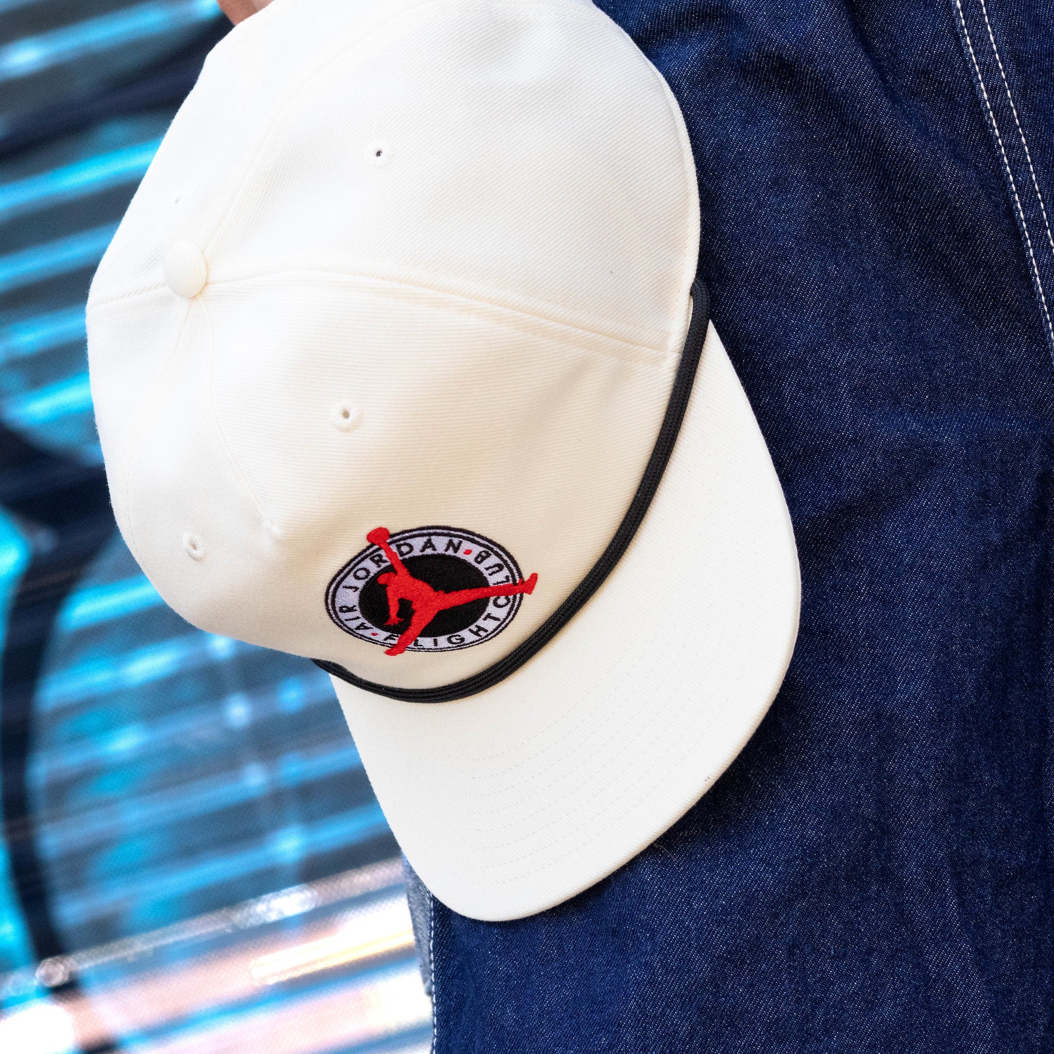 JORDAN CAP UNSTRUCURED FLA FLIGHT CLUB SAIL BLACK