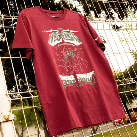 NIKE TEE FTBL MEXICO TEAM RED