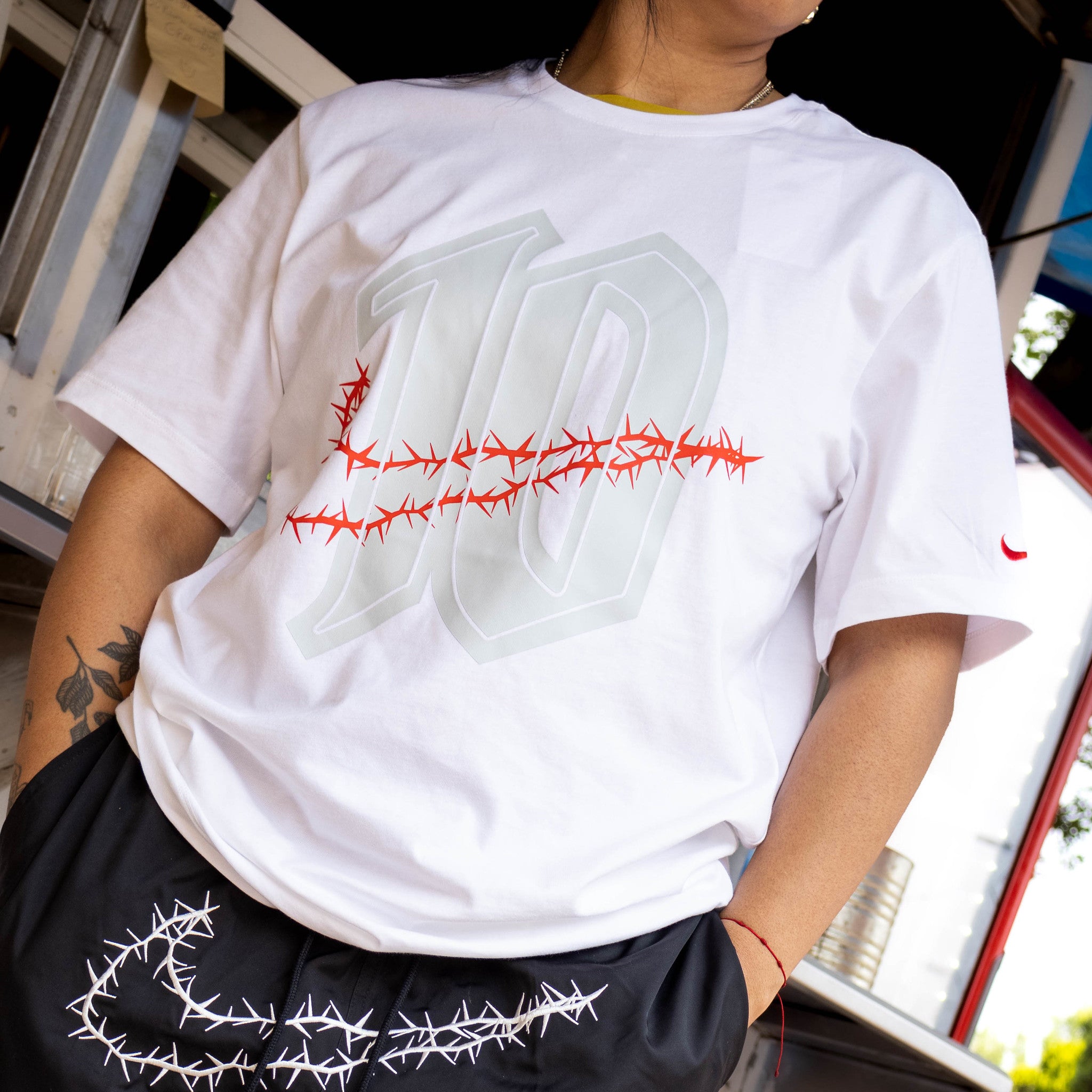 NIKE TEE FTBL LATAM 2 WHITE