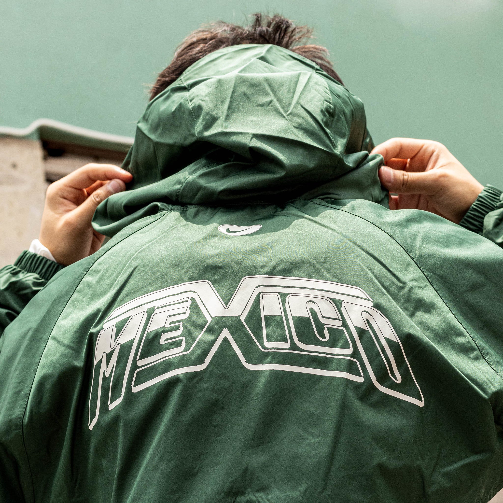 NIKE JKT FTBL MEXICO TEAM GREEN