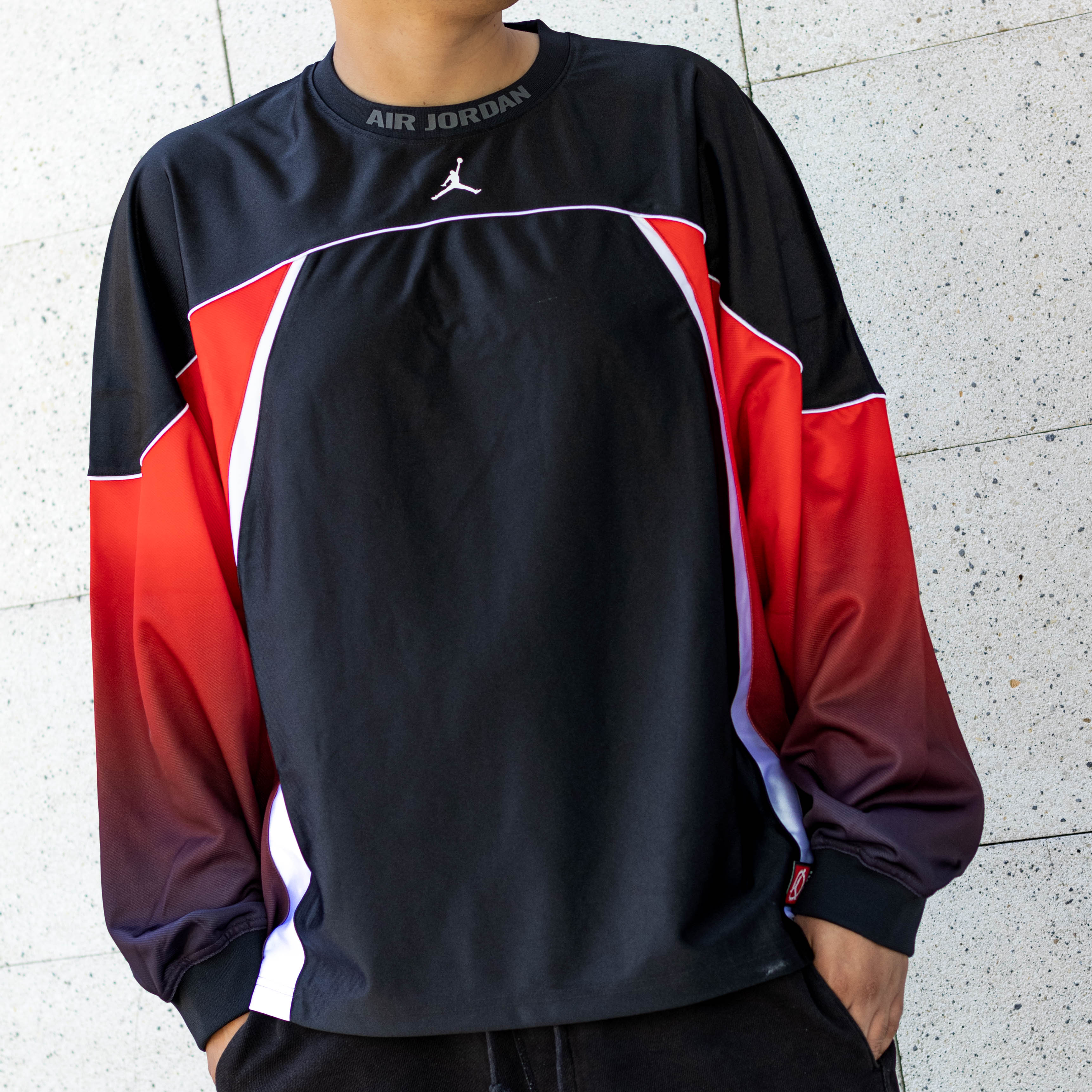 JORDAN JERSEY FLIGHT CLUB BLACK RED WHITE