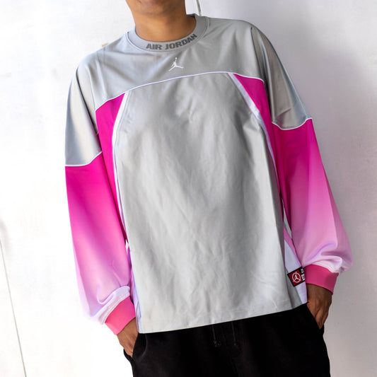 JORDAN JERSEY FLIGHT CLUB GREY PINK