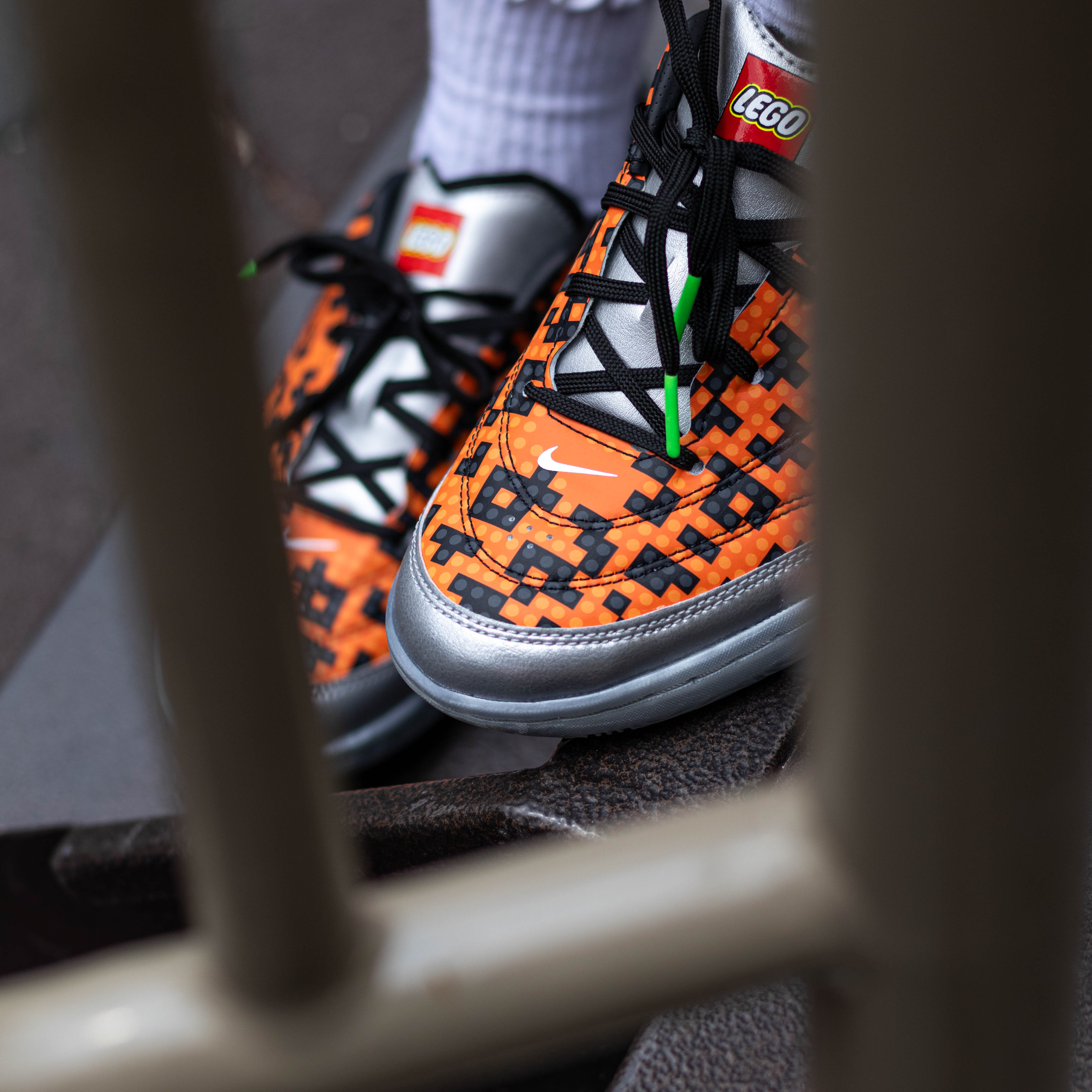 NIKE JR STREETGATO X LEGO ORANGE BLACK GS