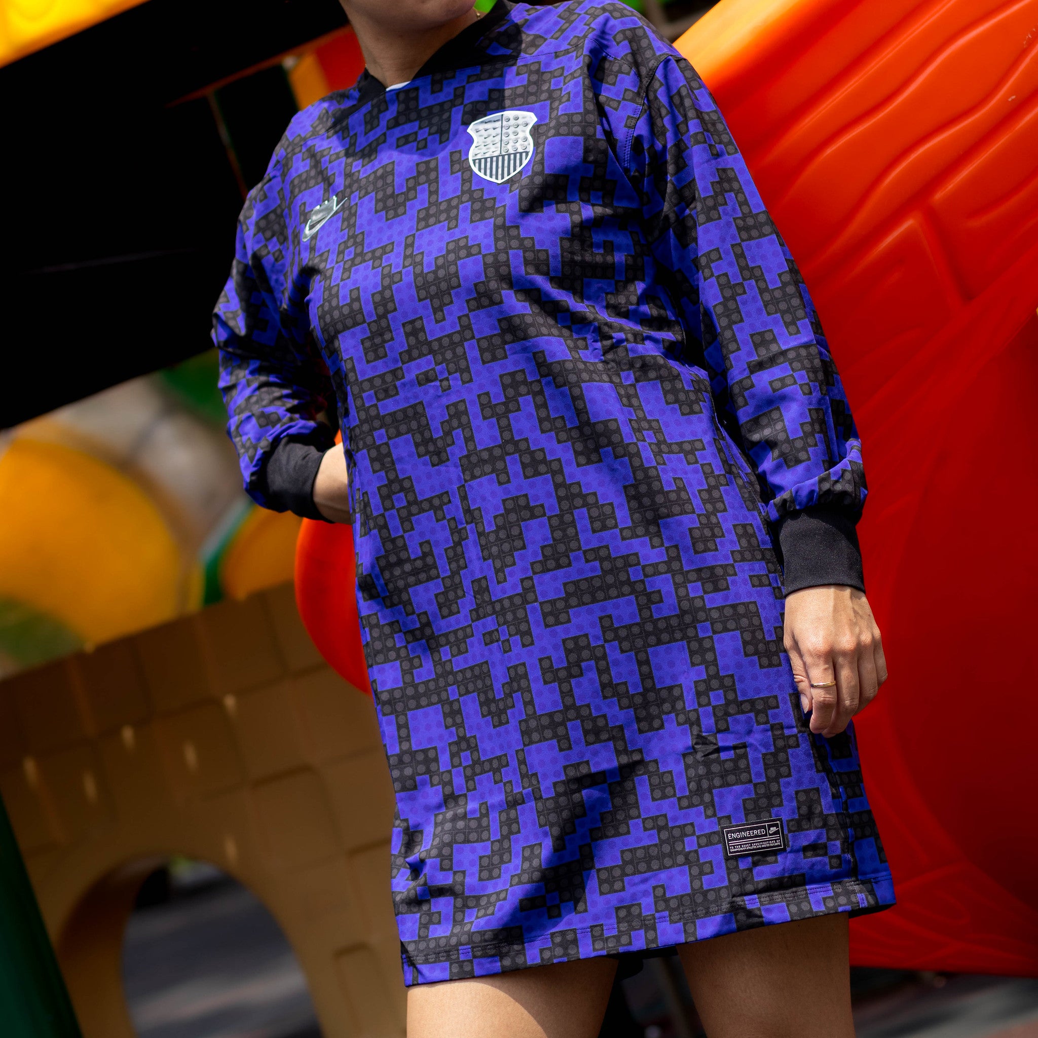 NIKE X LEGO DRESS BLACK BLUE KIDS