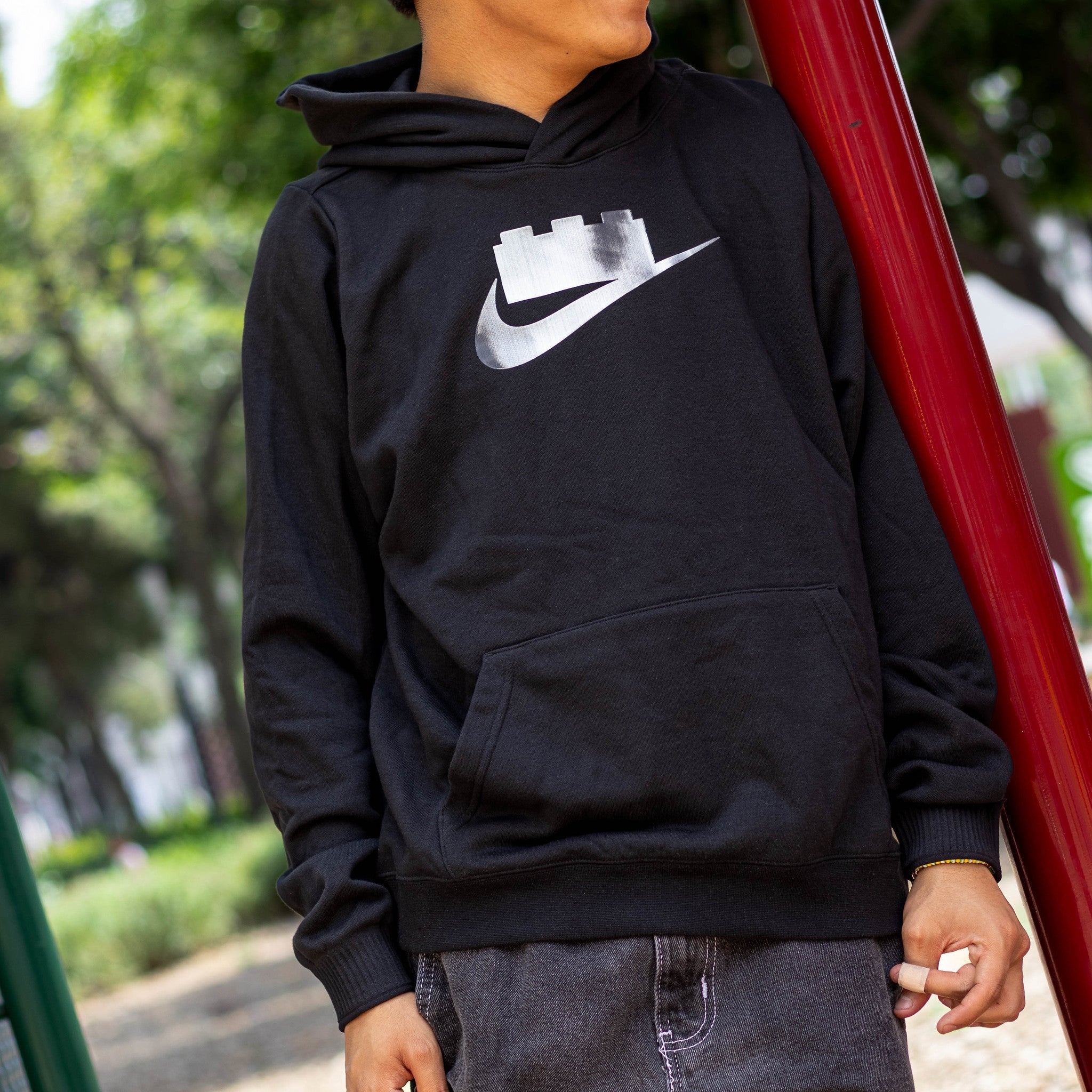 NIKE X LEGO HOODIE BLACK KIDS