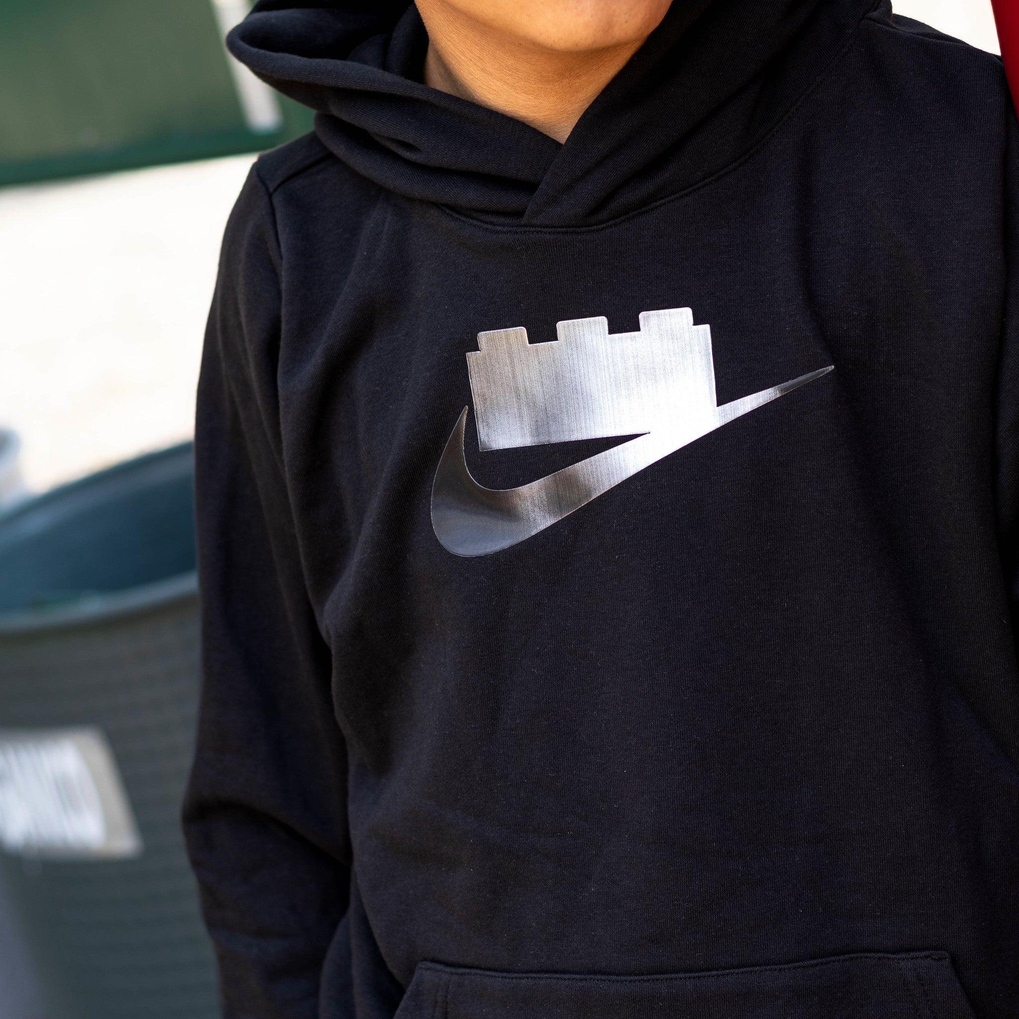 NIKE X LEGO HOODIE BLACK KIDS