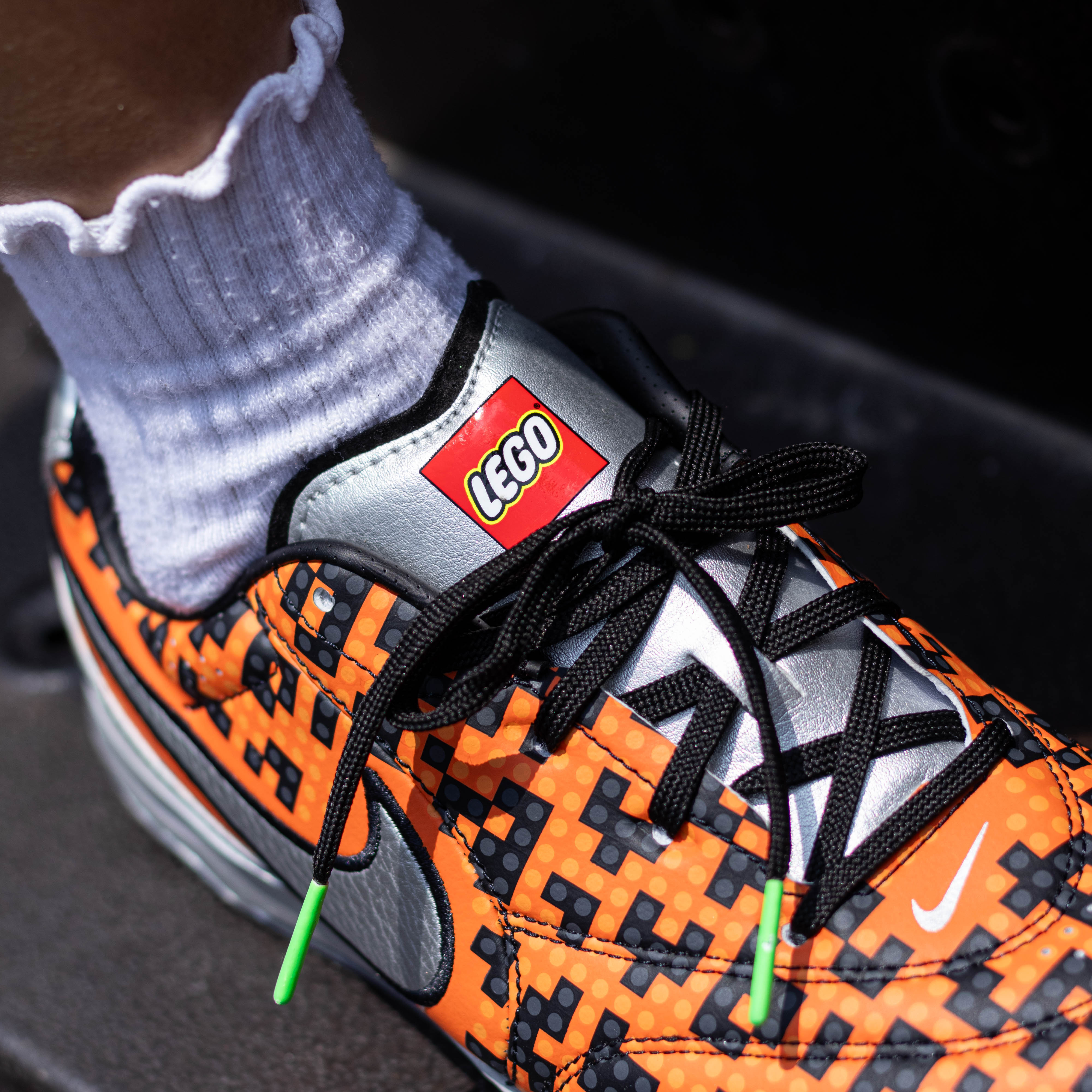 NIKE JR STREETGATO X LEGO ORANGE BLACK GS