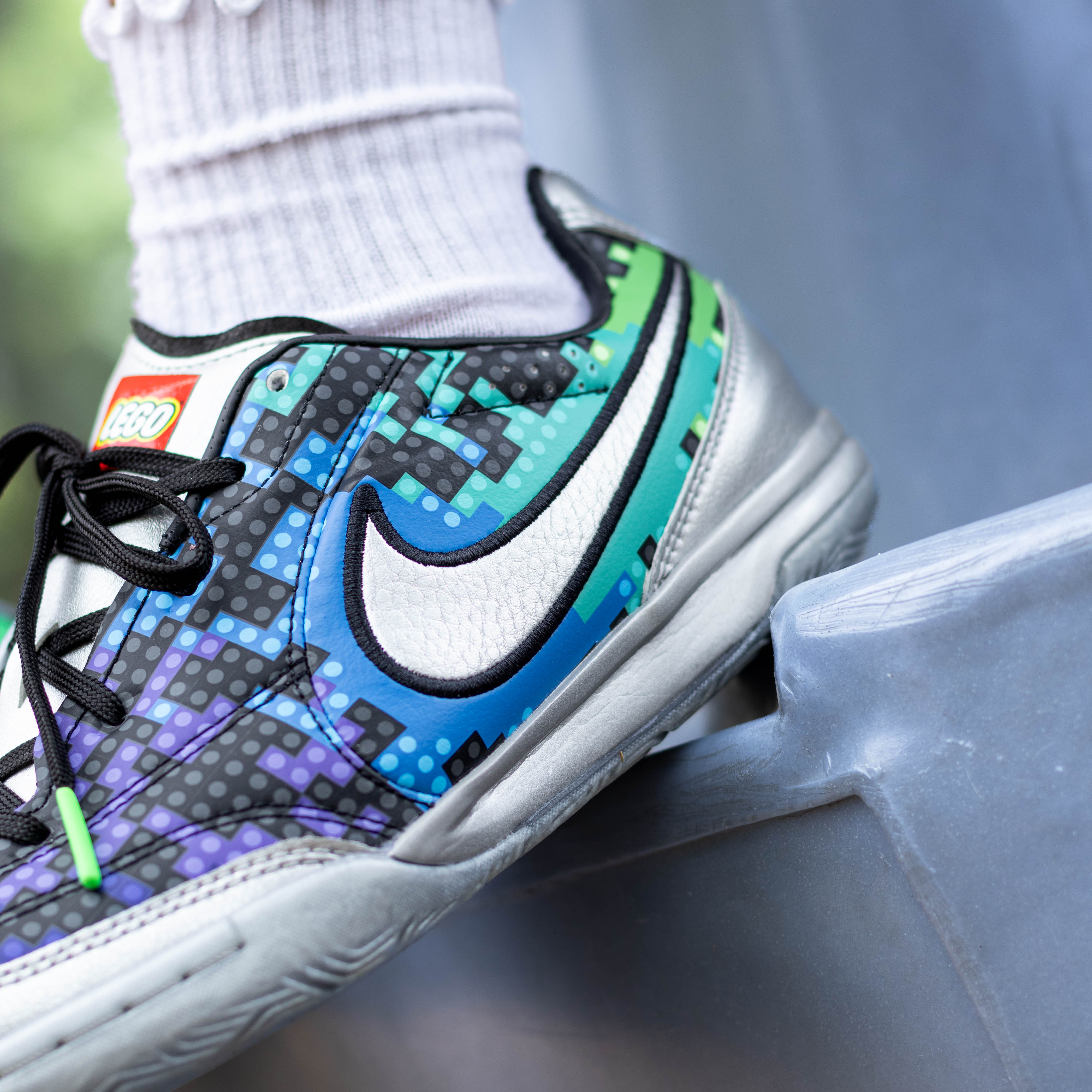 NIKE JR STREETGATO X LEGO BLUE PURPLE GS