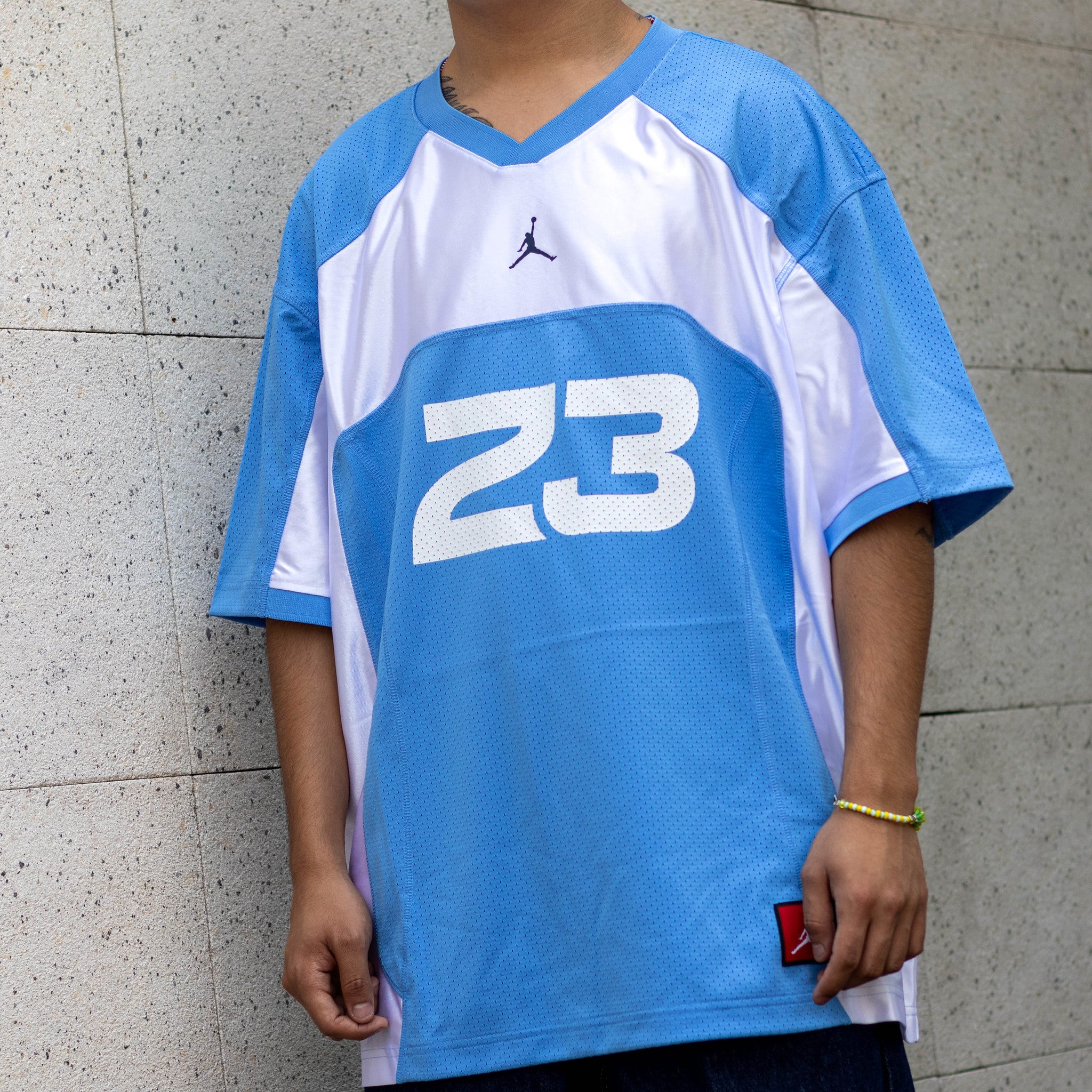 JORDAN FLIGHT JERSEY BLUE WHITE