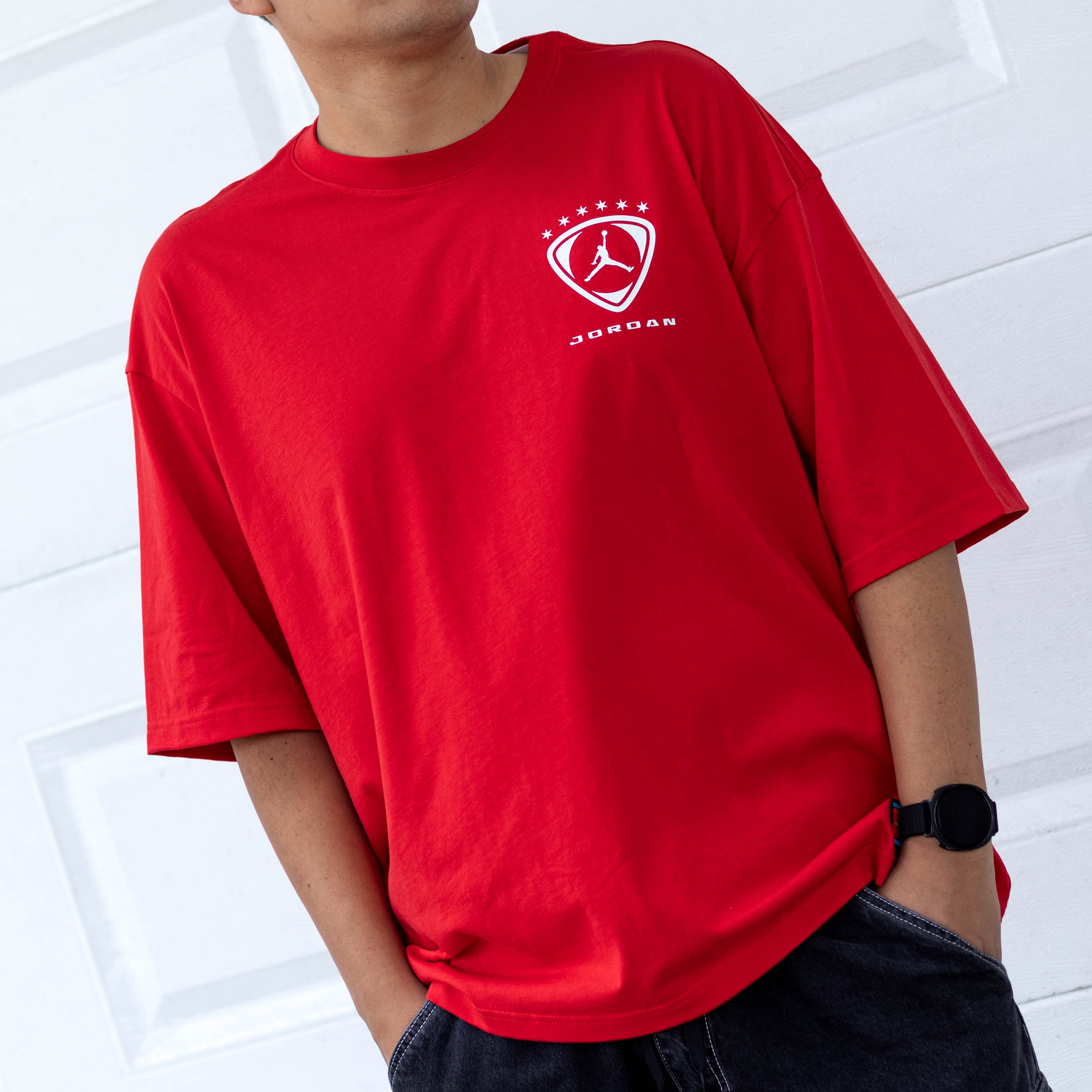 JORDAN TEE SOCCER RED BLUE