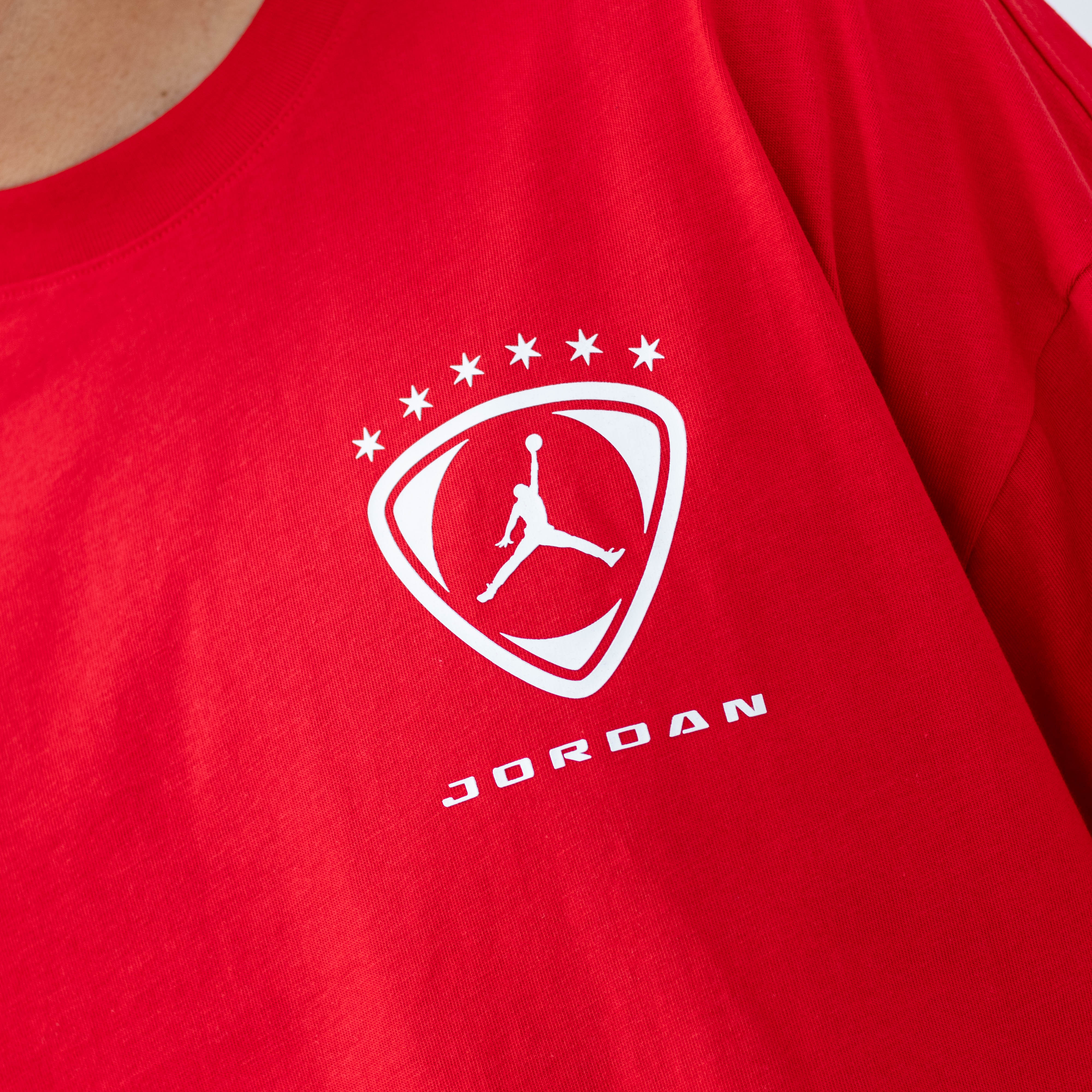 JORDAN TEE SOCCER RED BLUE