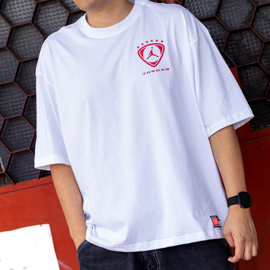 JORDAN TEE SOCCER WHITE RED