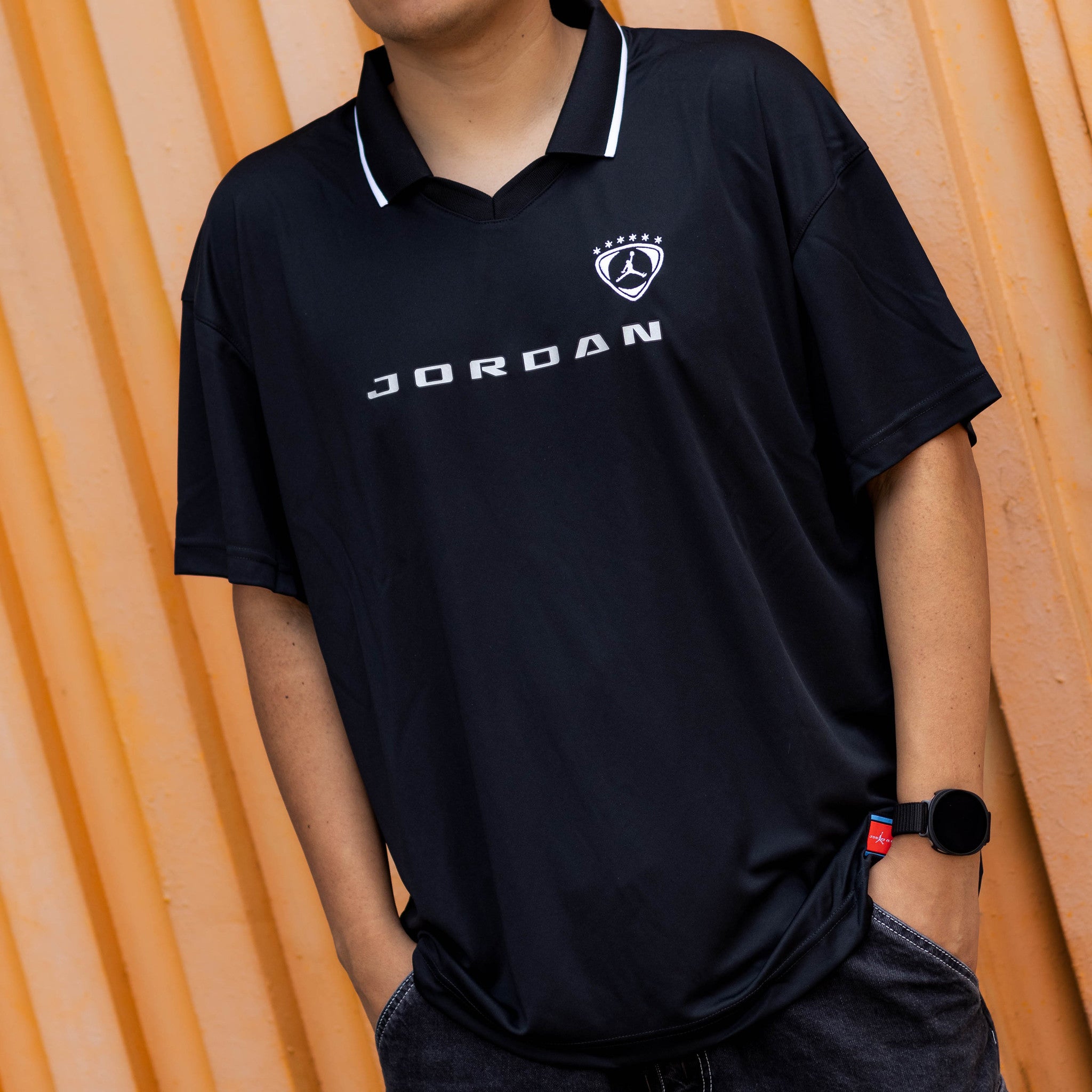 JORDAN JERSEY SOCCER BLACK