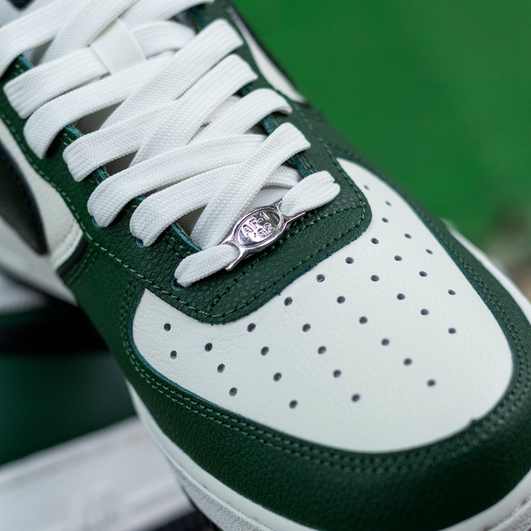 NIKE AIR FORCE ONE LOW SPORT WHITE GREEN