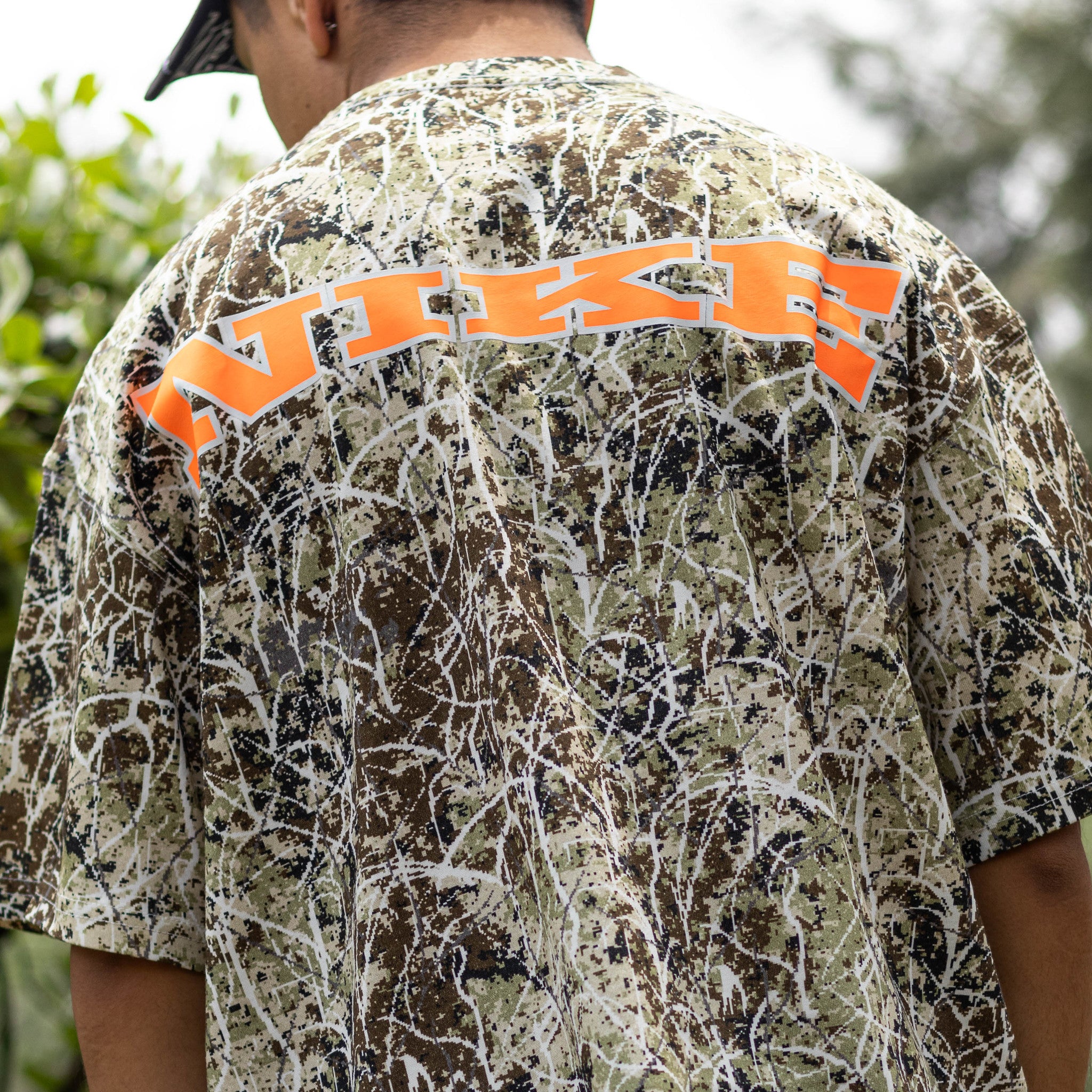 NIKE TEE CAMO ORANGE