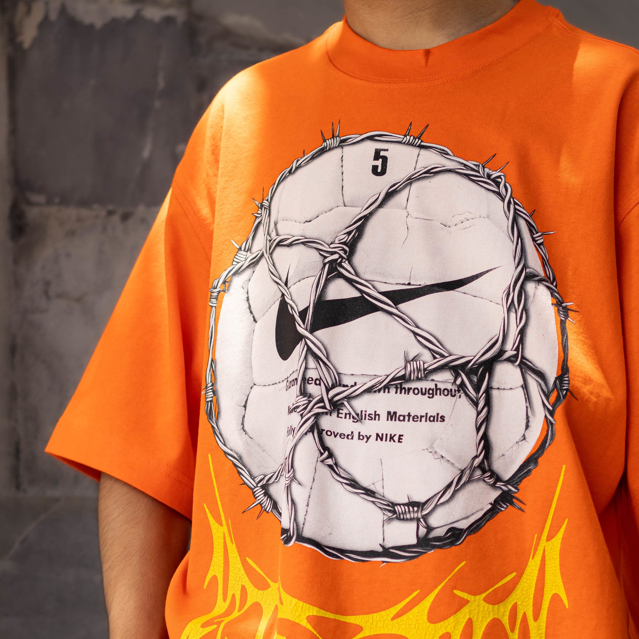 NIKE TEE BALL ORANGE