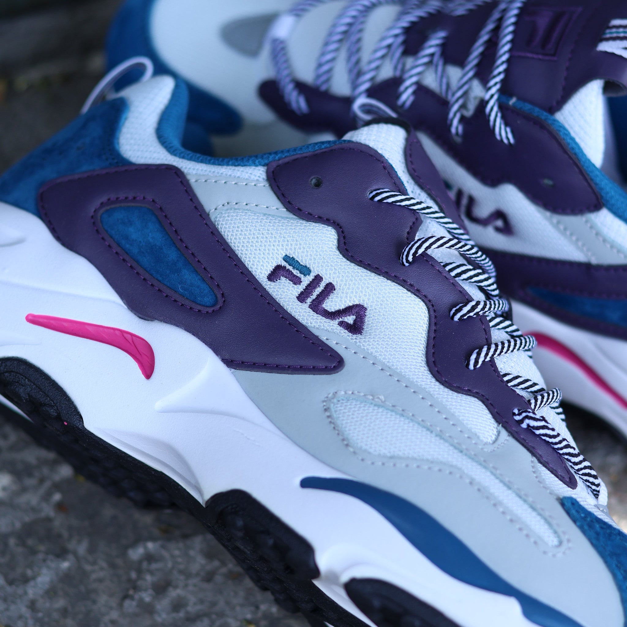 FILA RAY TRACER PURPLE WHITE BLUE