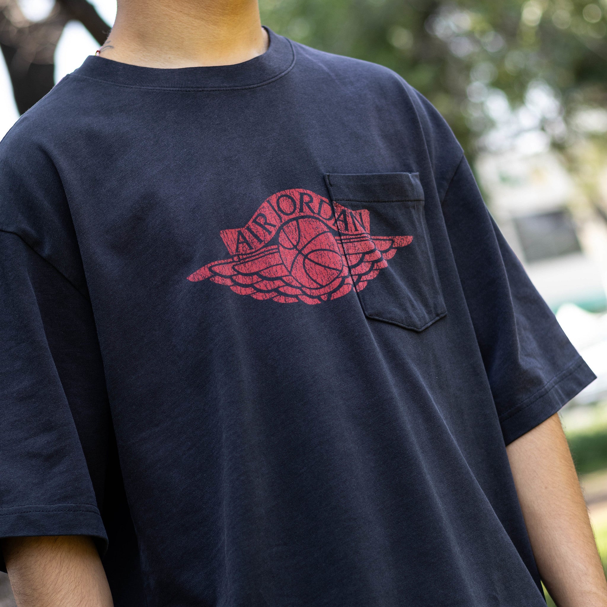 JORDAN TEE FLIGHT POCKET BLACK