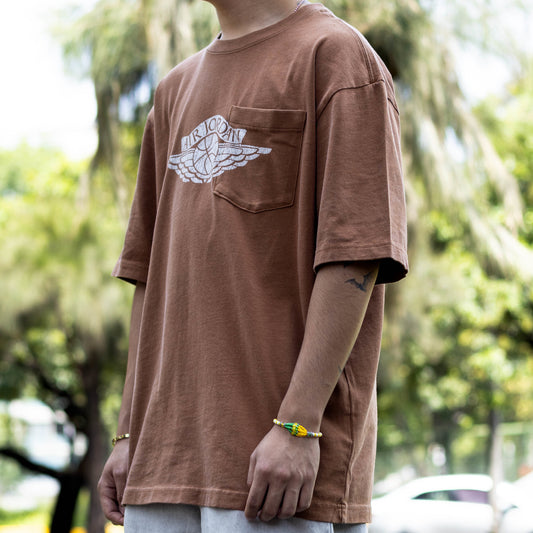 JORDAN TEE FLIGHT POCKET BROWN