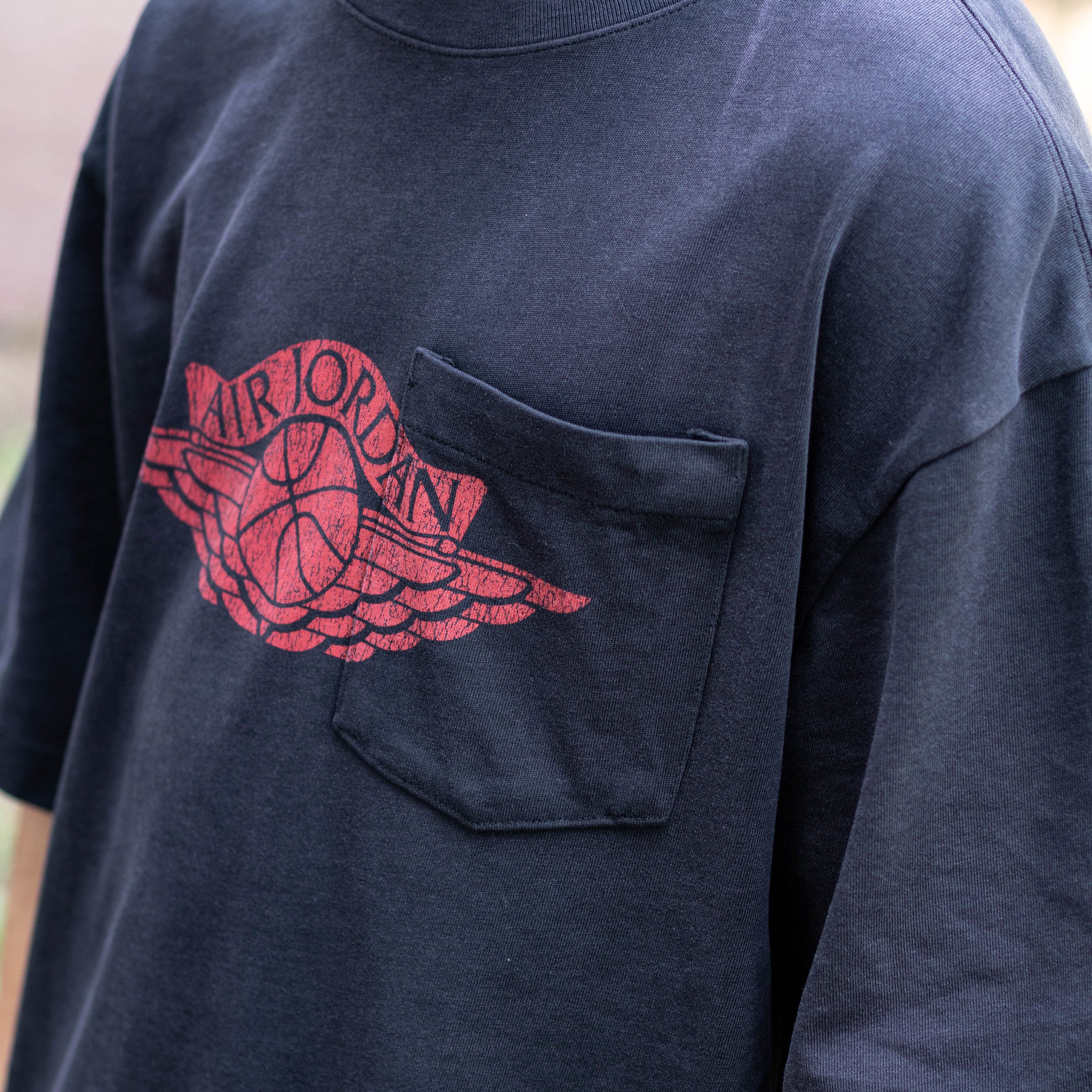 JORDAN TEE FLIGHT POCKET BLACK