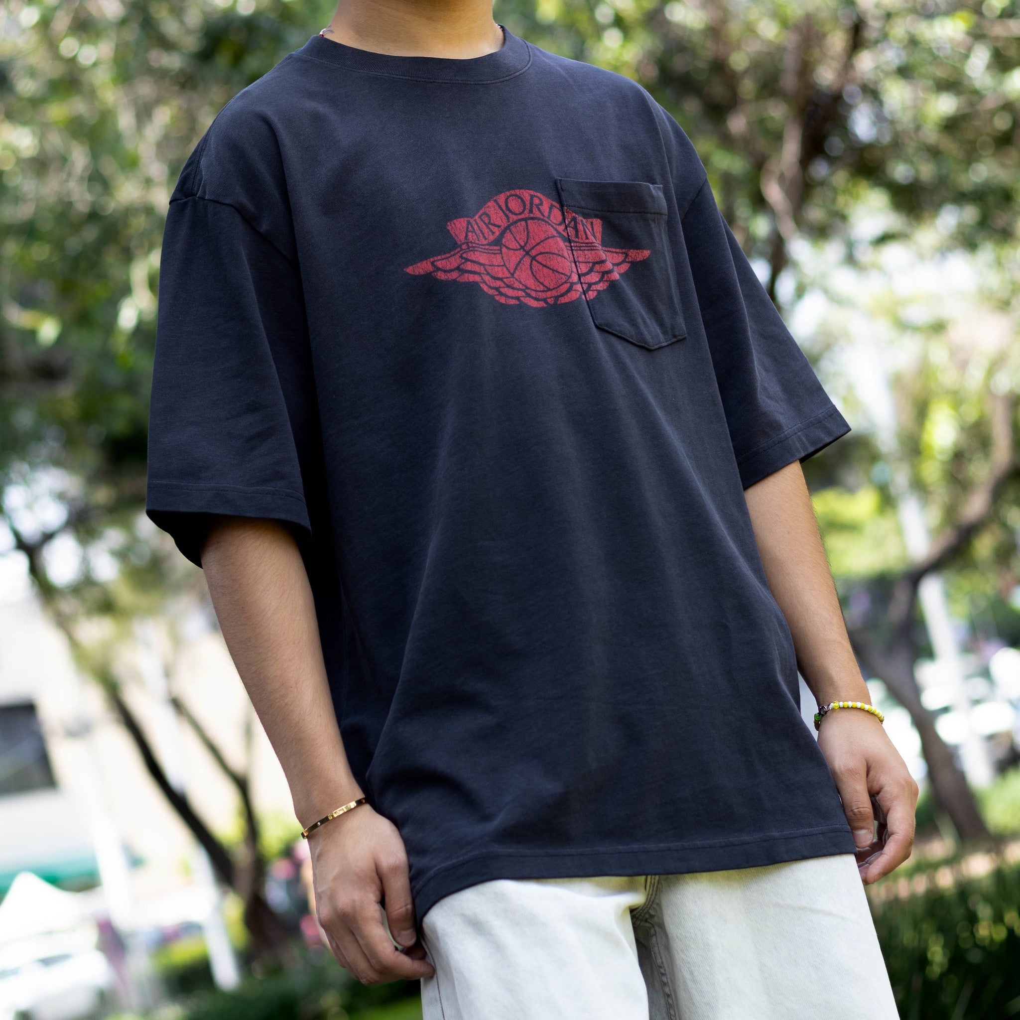 JORDAN TEE FLIGHT POCKET BLACK