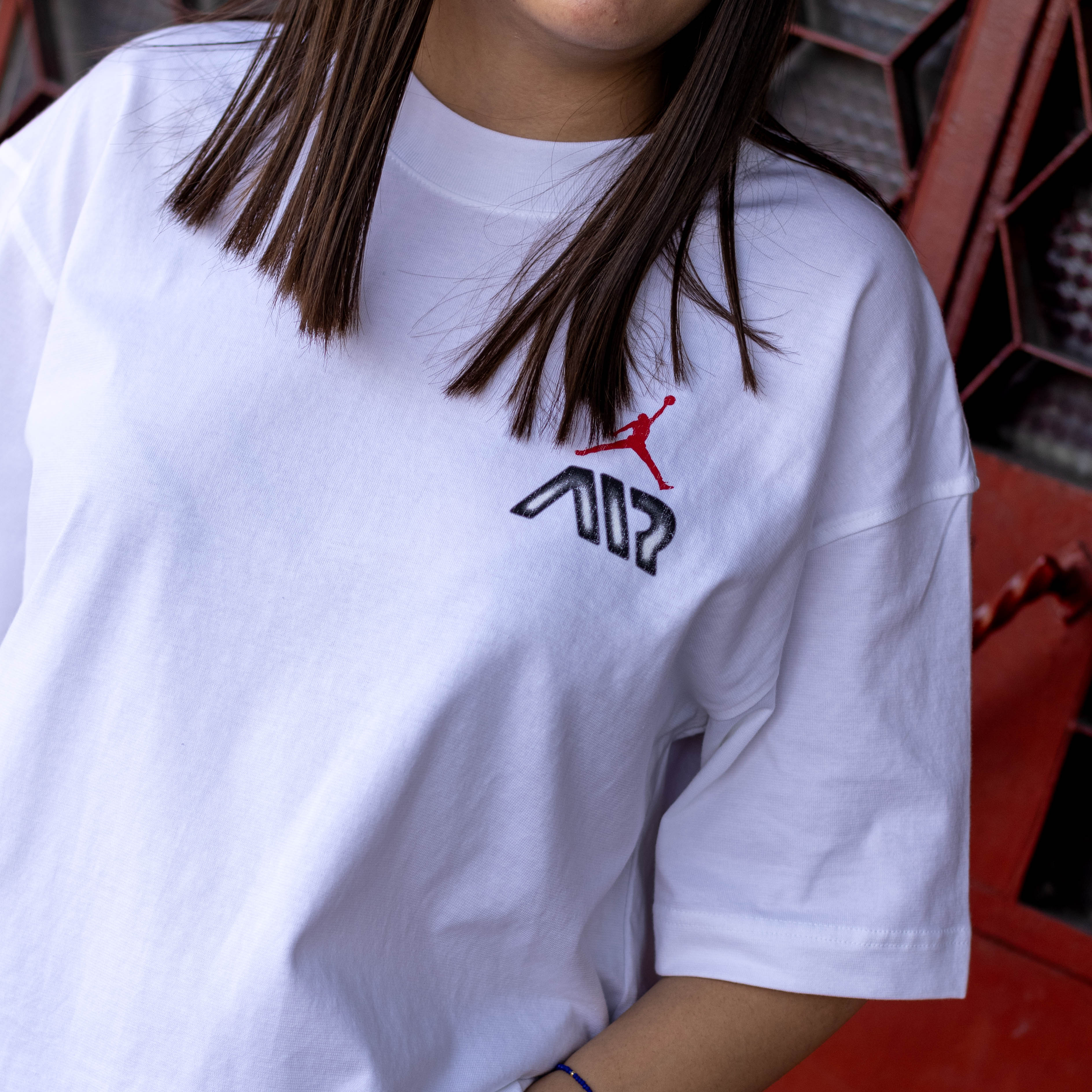 JORDAN TEE WHITE J1 WINGS