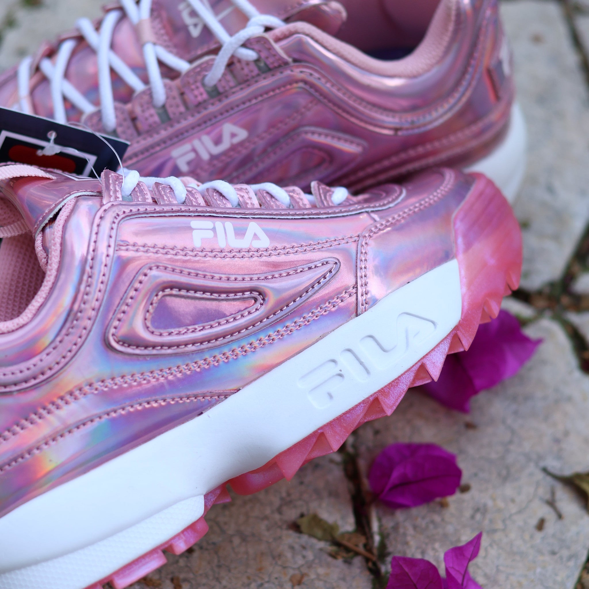 FILA DISRUPTOR LIQUID LUSTER ROSE YOUTH
