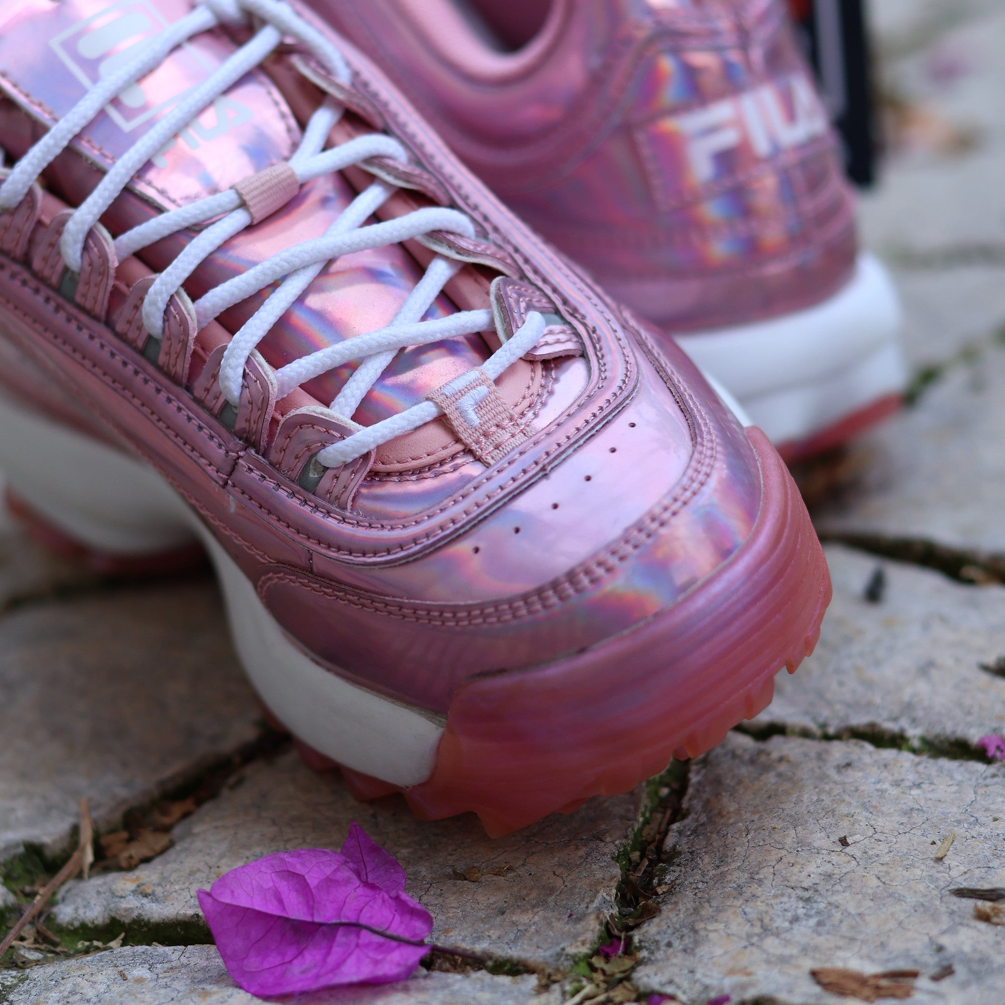 FILA DISRUPTOR LIQUID LUSTER ROSE YOUTH