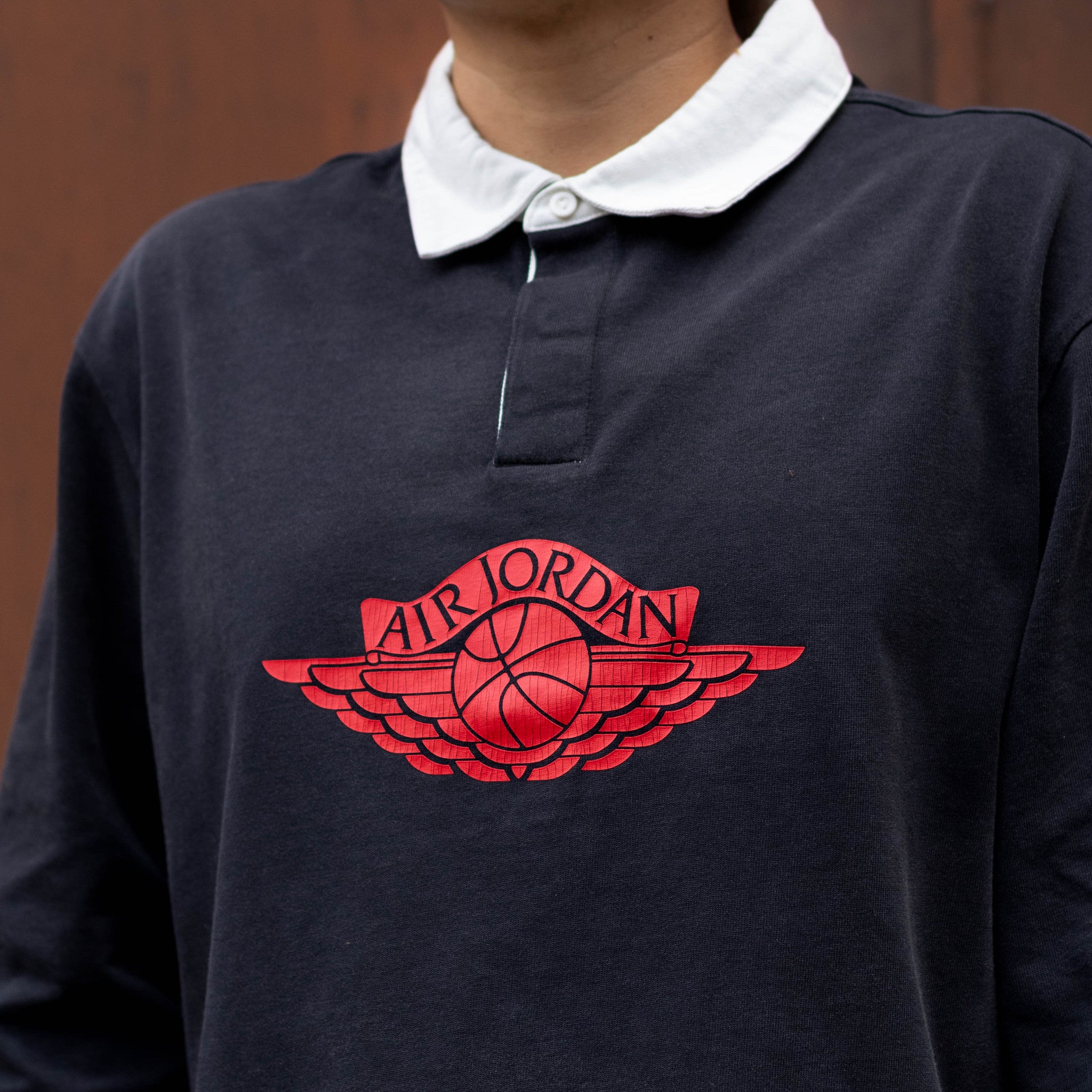 JORDAN TOP RUGBY LONG BLACK