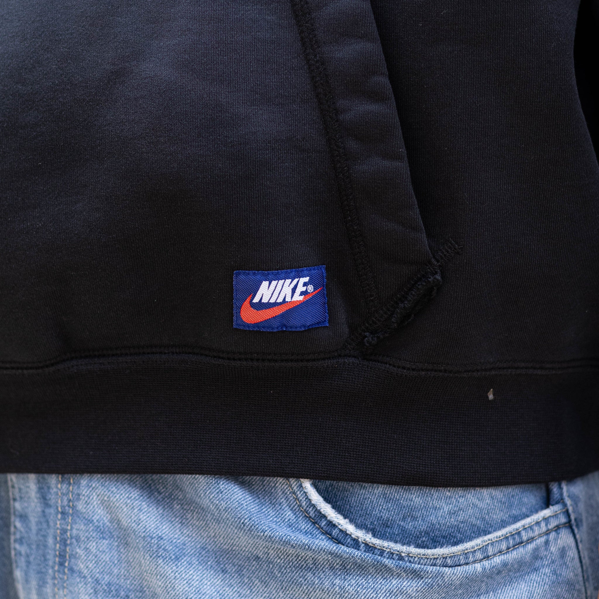 JORDAN HOODIE FLIGHT FLEECE WINGS BLACK