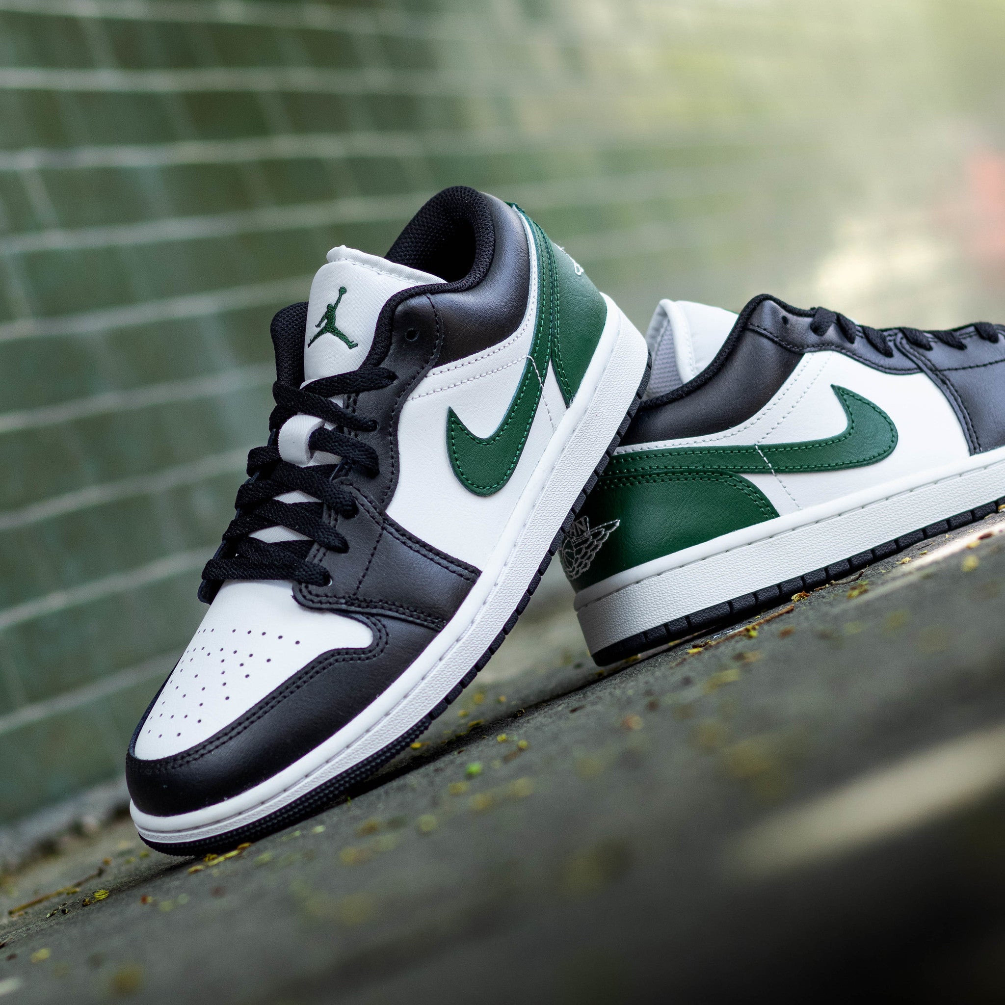 AIR JORDAN 1 LOW GORGE GREEN WHITE