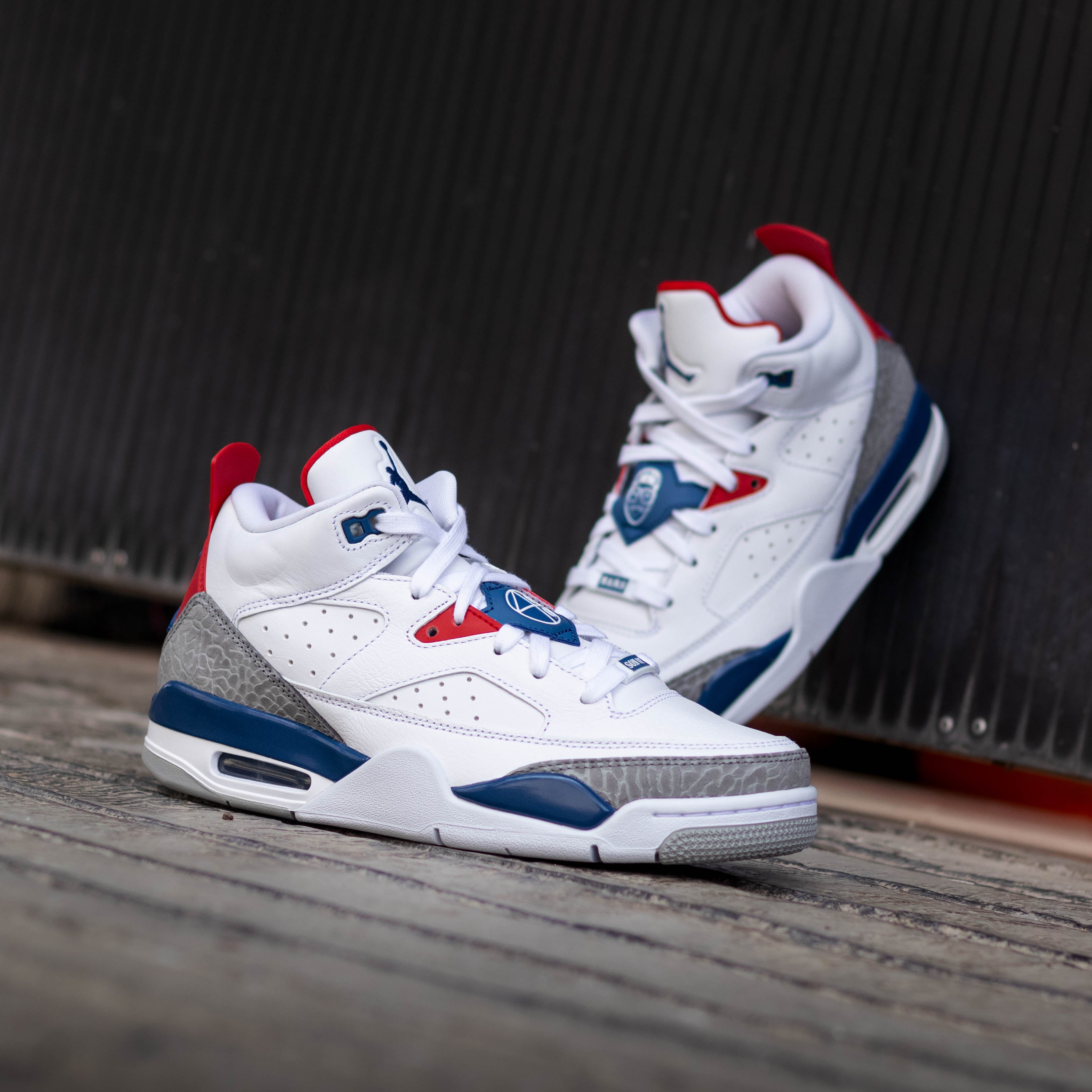 JORDAN SON OF MARS WHITE BLUE RED