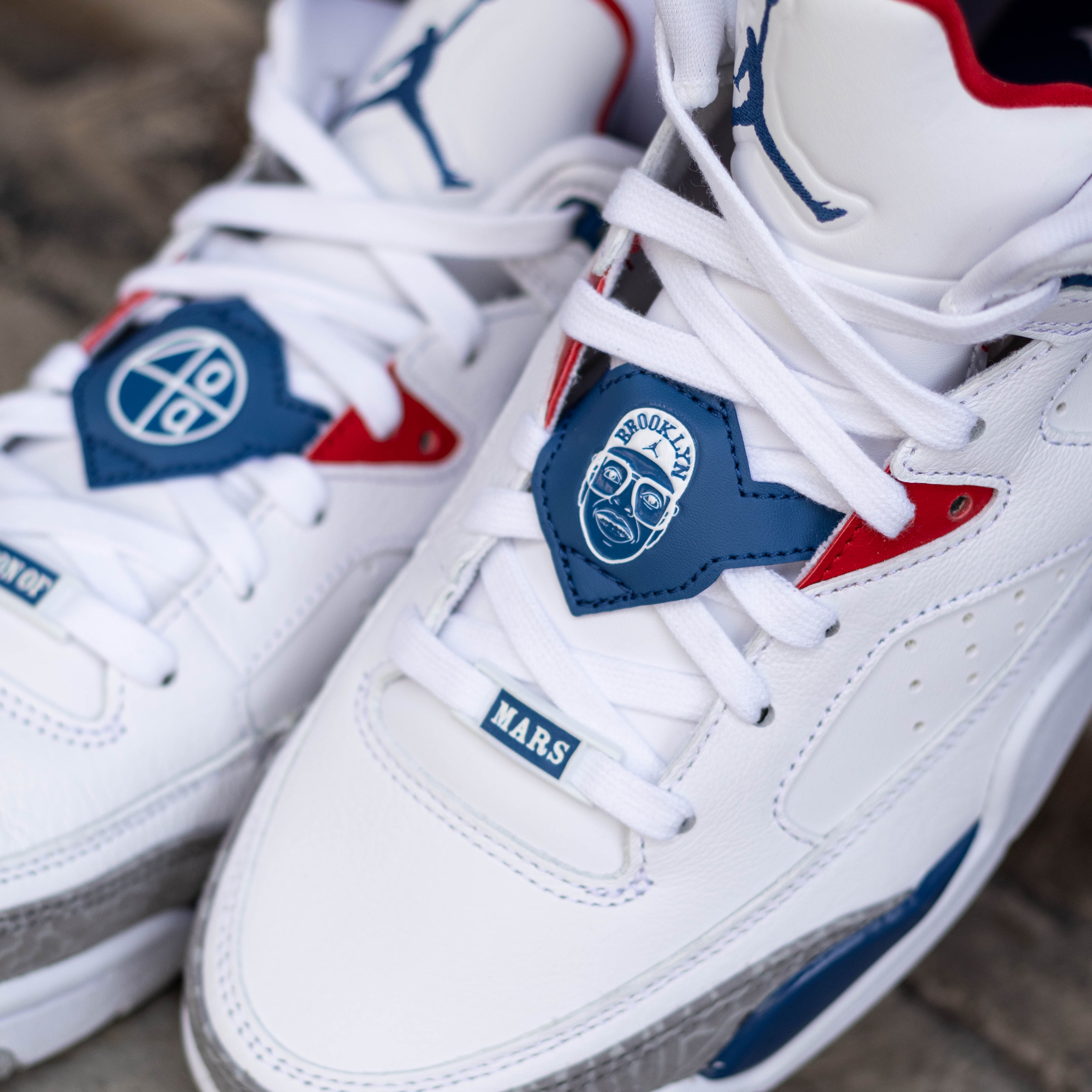 JORDAN SON OF MARS WHITE BLUE RED
