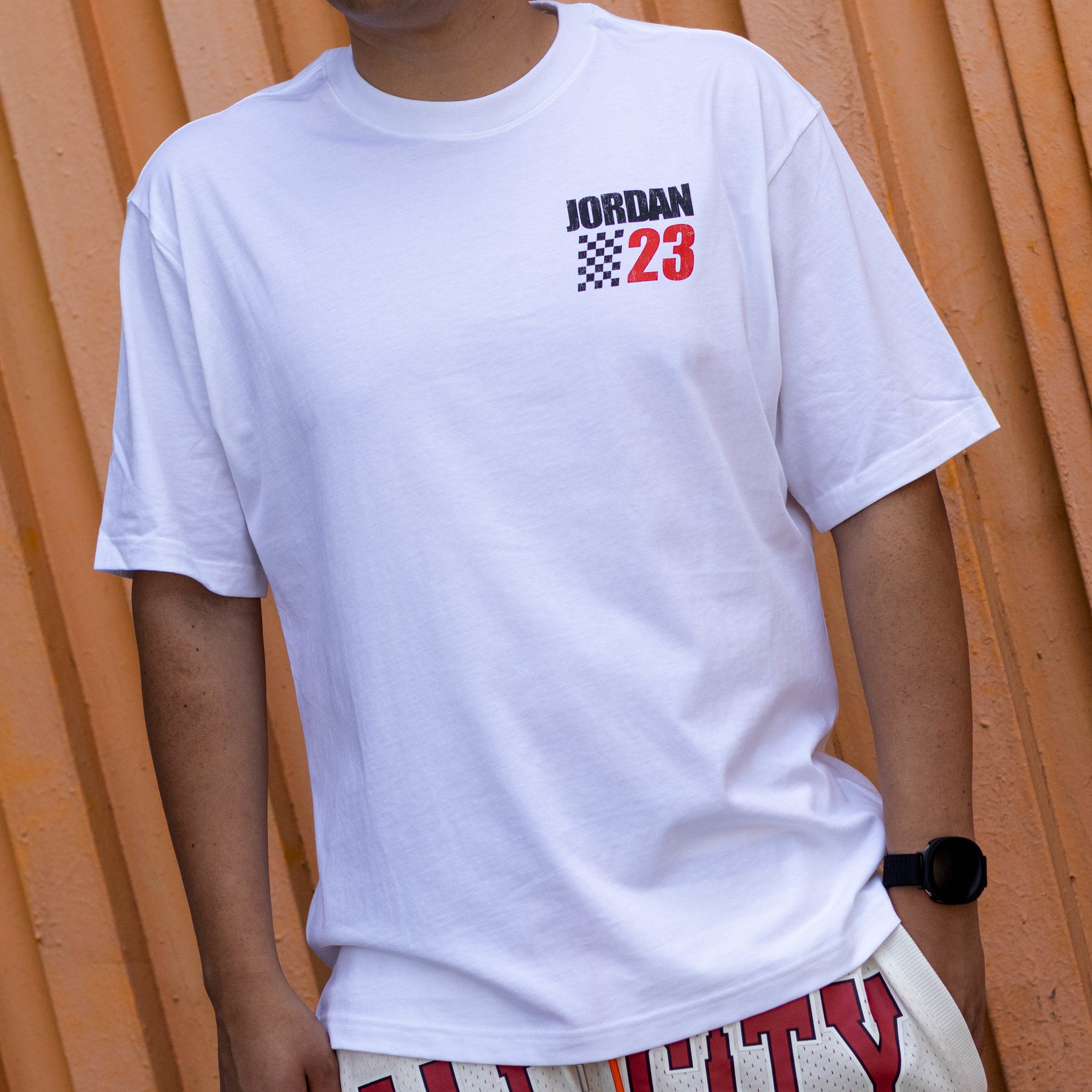 JORDAN TEE CAR WHITE