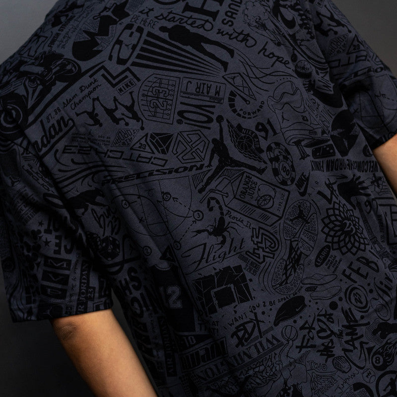 JORDAN TEE BLACK LASER