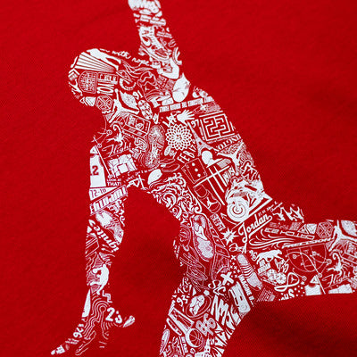 JORDAN TEE RED JUMPMAN LASER