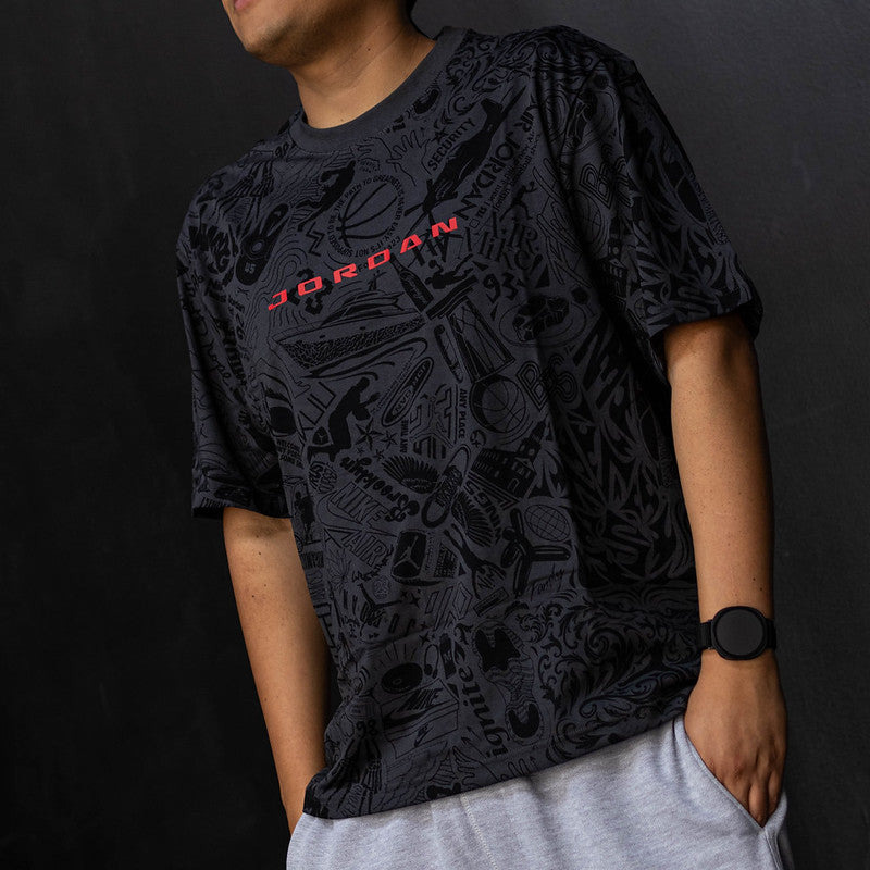 JORDAN TEE BLACK LASER