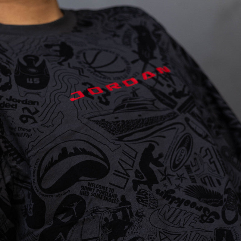 JORDAN TEE BLACK LASER