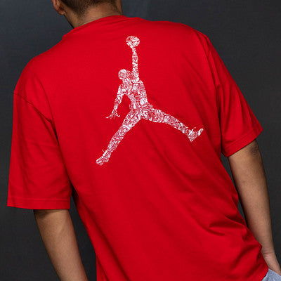 JORDAN TEE RED JUMPMAN LASER