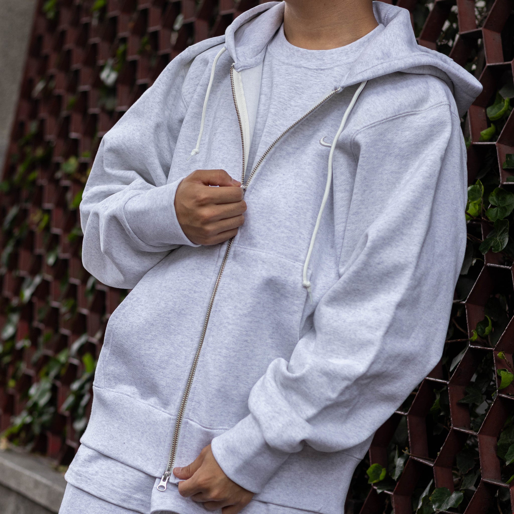 NIKE HOODIE  ZIP 560 GREY