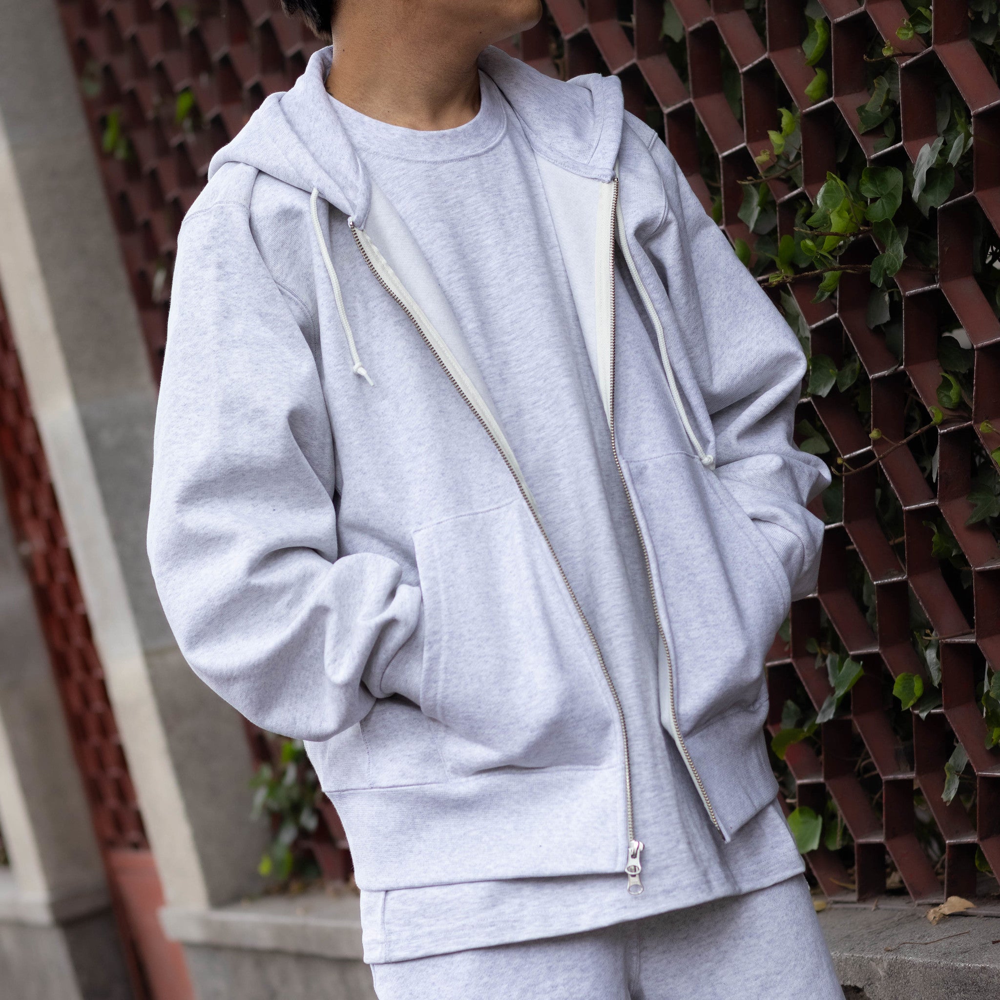NIKE HOODIE  ZIP 560 GREY