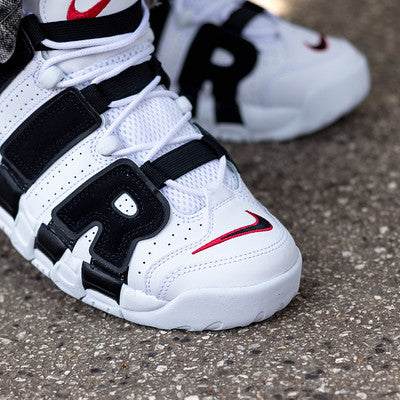 NIKE AIR MORE UPTEMPO WHITE BLACK GS