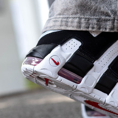 NIKE AIR MORE UPTEMPO WHITE BLACK GS